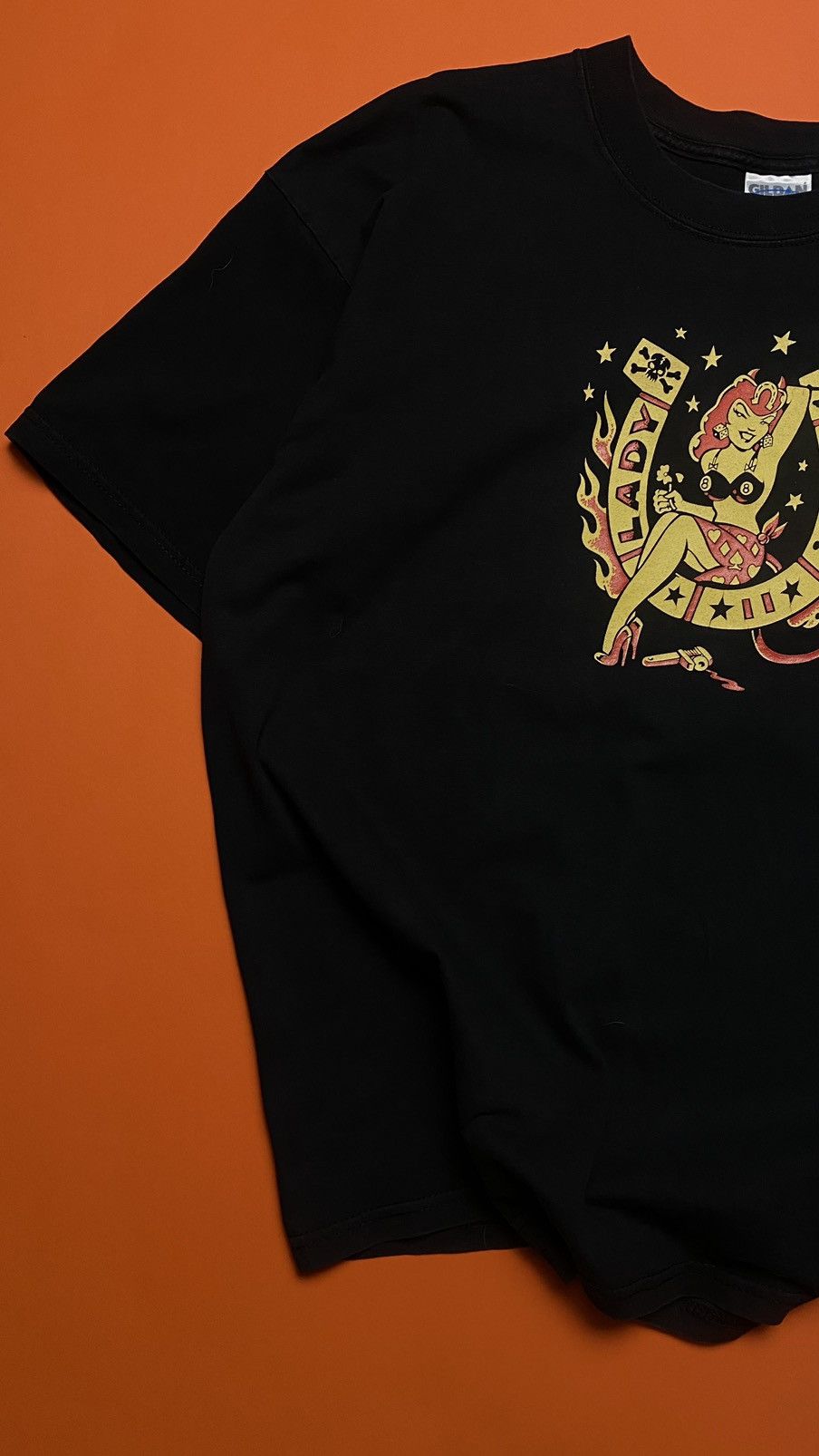 Vintage Sexy Girl Lady Luck vintage 90s T-shirts Size US XL / EU 56 / 4 - 2 Thumbnail