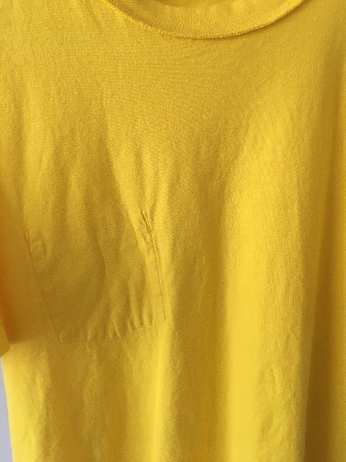 Vintage Vintage 80’s Single Stitched Yellow Pocket Tee Size US M / EU 48-50 / 2 - 5 Thumbnail