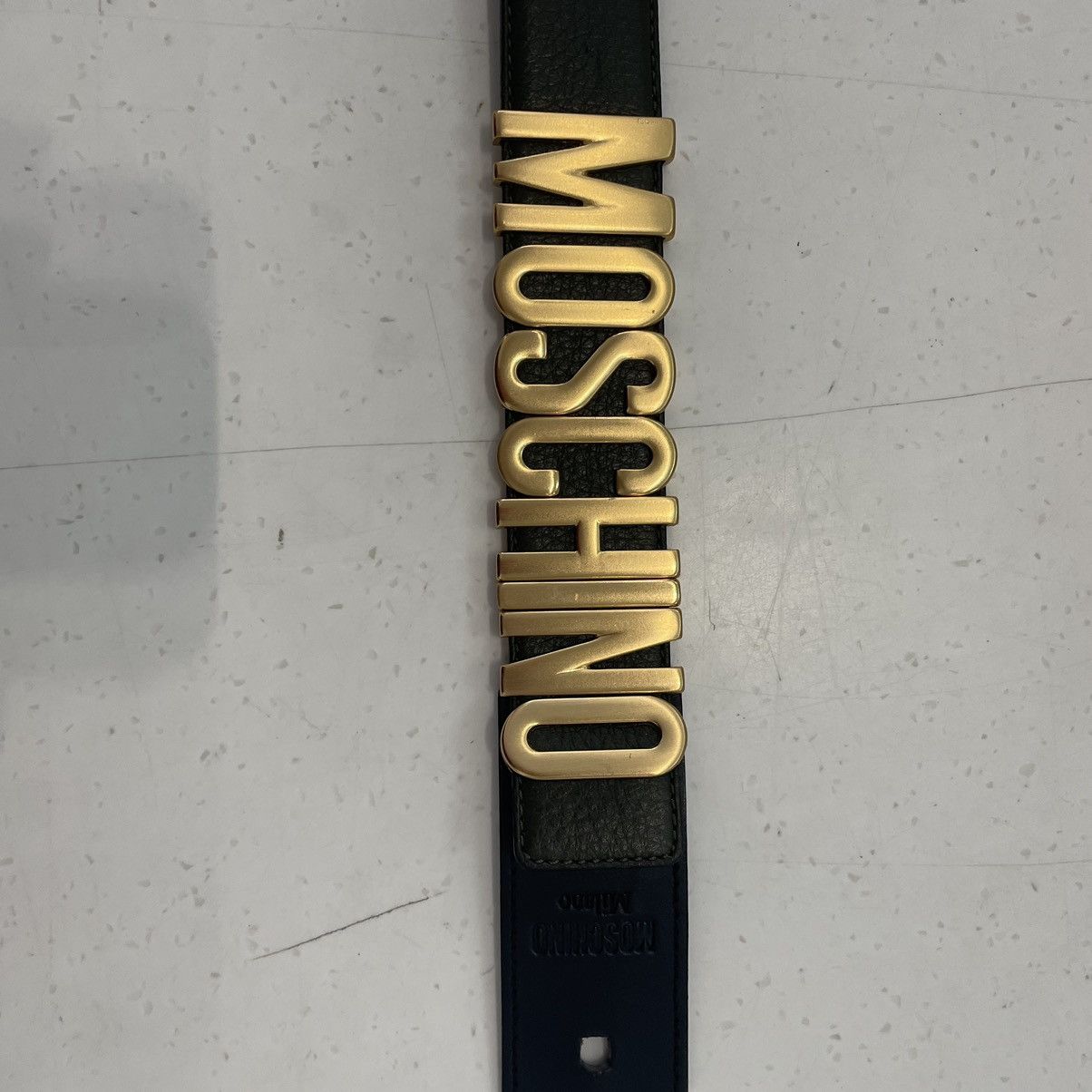 Moschino Moschino Gold Belt Buckle Size 58 Size 40 - 3 Thumbnail