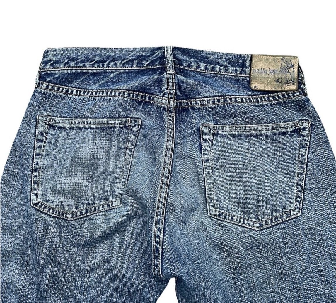 Japanese Brand Pure Blue Japan Vintage Selvedge Aging Wash Denim Size US 32 / EU 48 - 11 Thumbnail