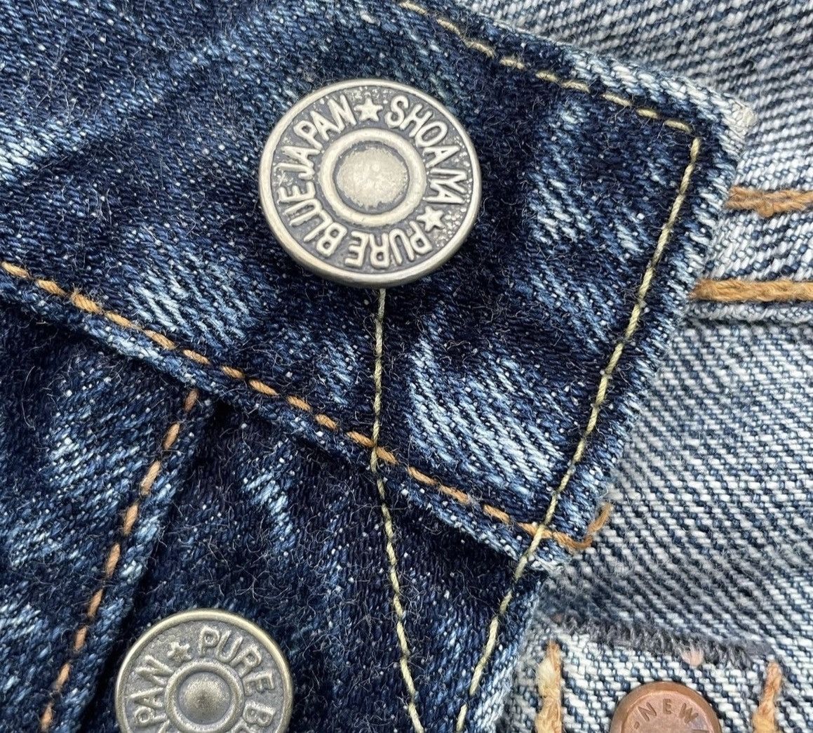 Japanese Brand Pure Blue Japan Vintage Selvedge Aging Wash Denim Size US 32 / EU 48 - 13 Thumbnail