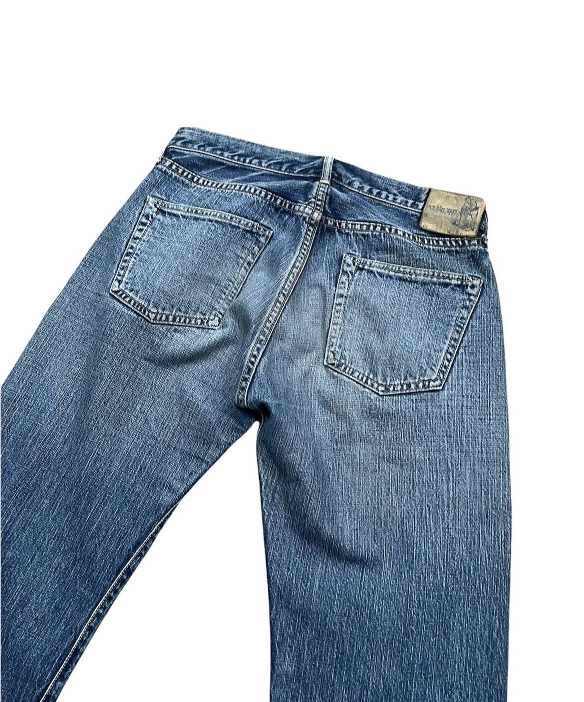 Japanese Brand Pure Blue Japan Vintage Selvedge Aging Wash Denim Size US 32 / EU 48 - 9 Thumbnail