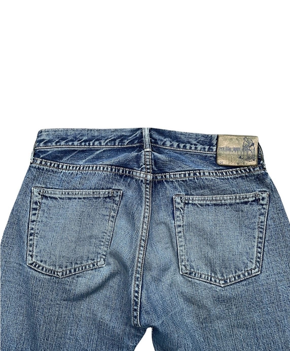 Japanese Brand Pure Blue Japan Vintage Selvedge Aging Wash Denim Size US 32 / EU 48 - 8 Thumbnail