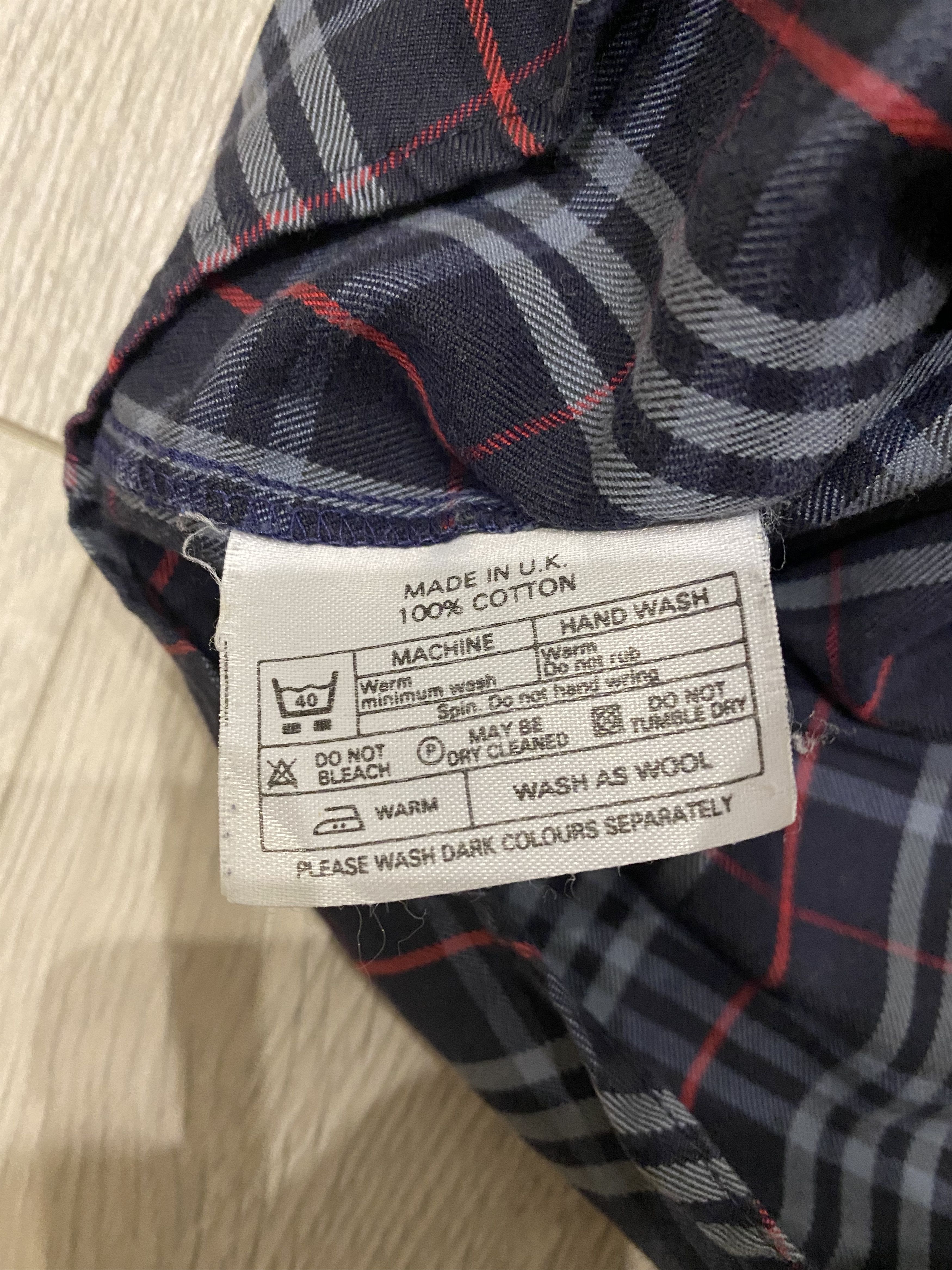 Burberry × Vintage Burberry London Vintage Nova Check Shirt Size M Size US M / EU 48-50 / 2 - 4 Thumbnail