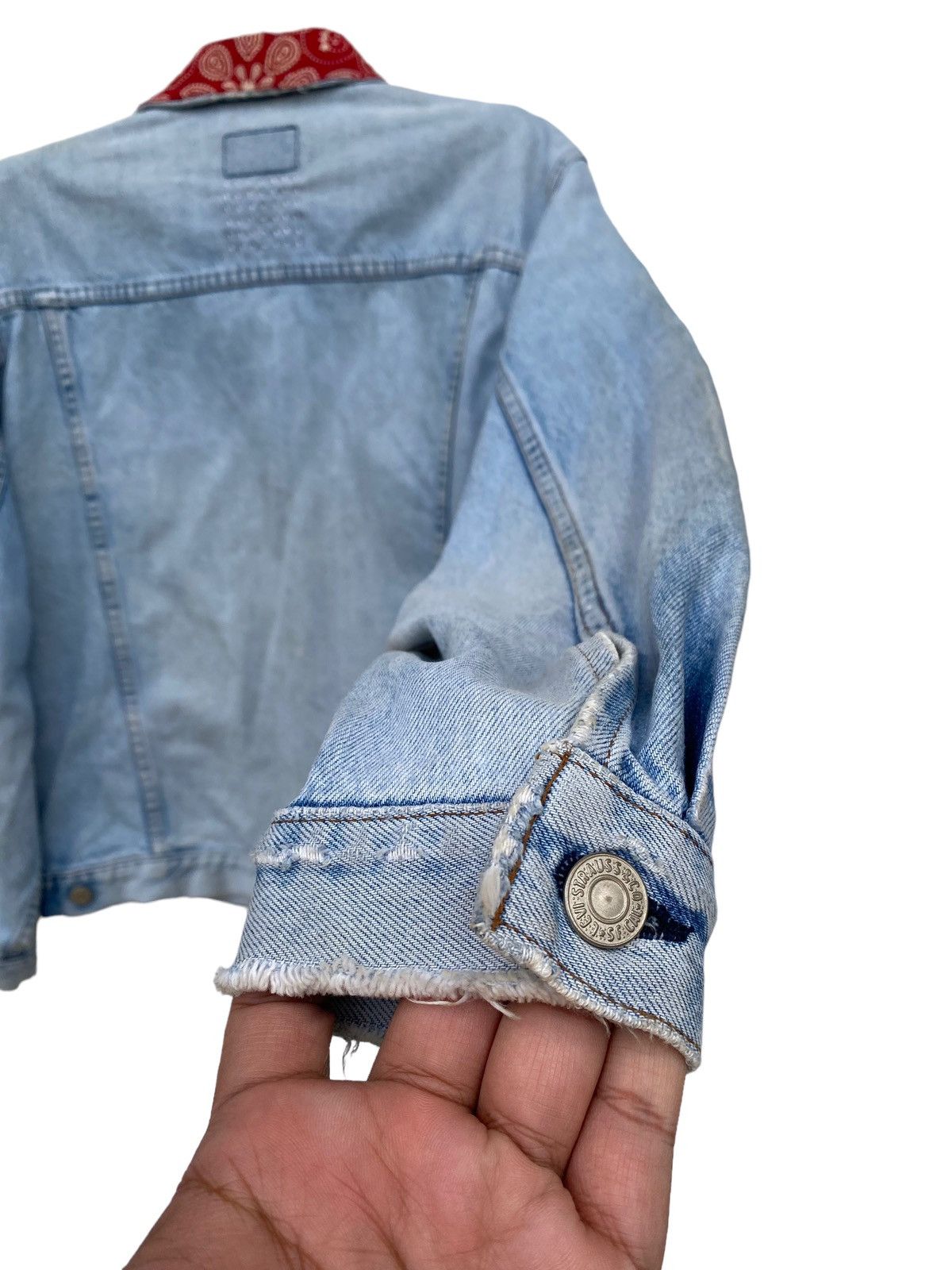 Levi's Vintage Levis Rework With Bandana and Sashiko Stitch Size US L / EU 52-54 / 3 - 9 Thumbnail