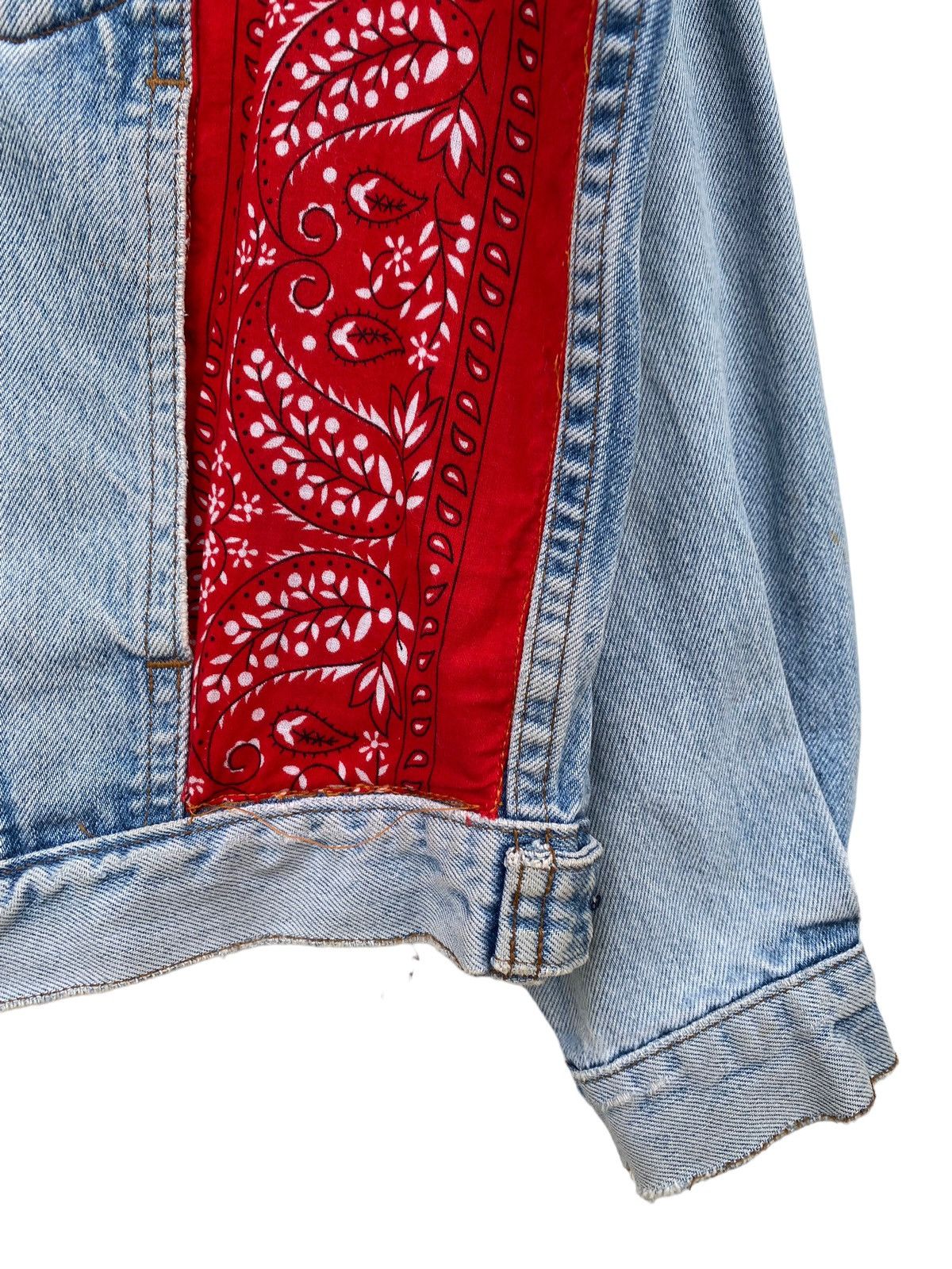 Levi's Vintage Levis Rework With Bandana and Sashiko Stitch Size US L / EU 52-54 / 3 - 5 Thumbnail