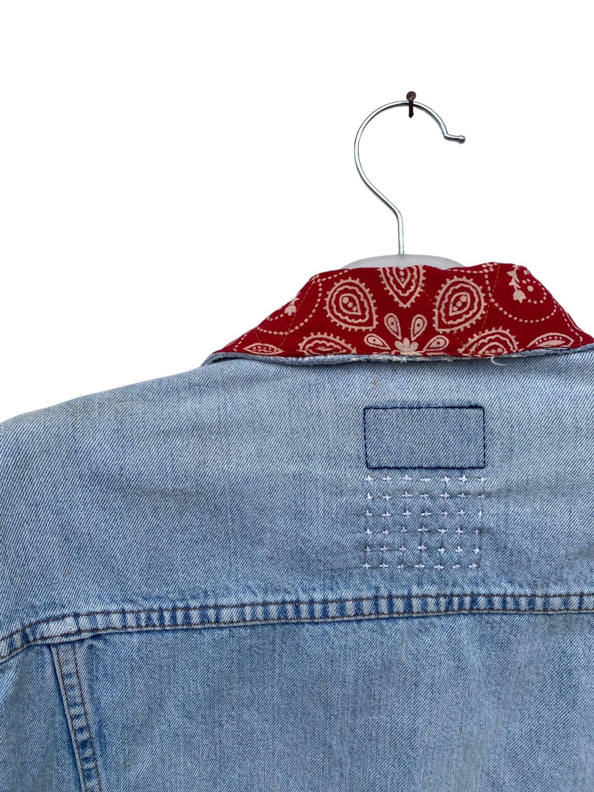 Levi's Vintage Levis Rework With Bandana and Sashiko Stitch Size US L / EU 52-54 / 3 - 11 Thumbnail