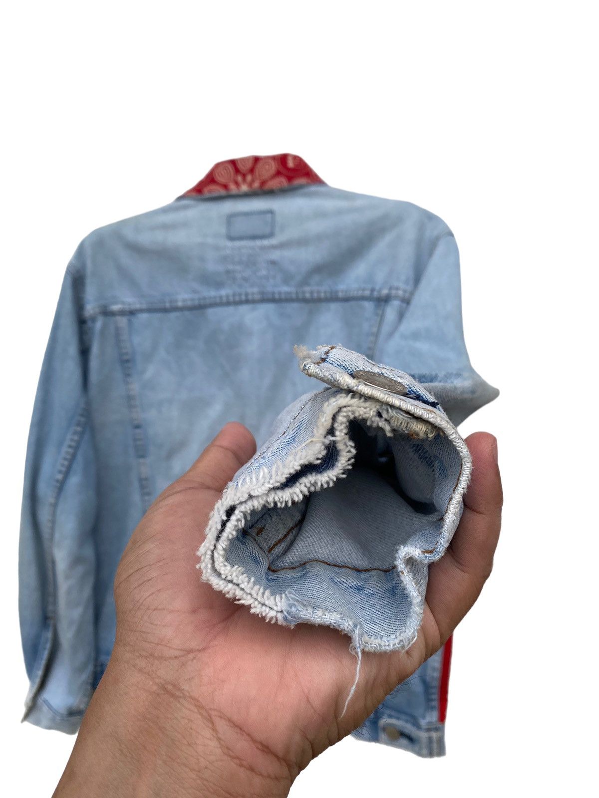 Levi's Vintage Levis Rework With Bandana and Sashiko Stitch Size US L / EU 52-54 / 3 - 10 Thumbnail
