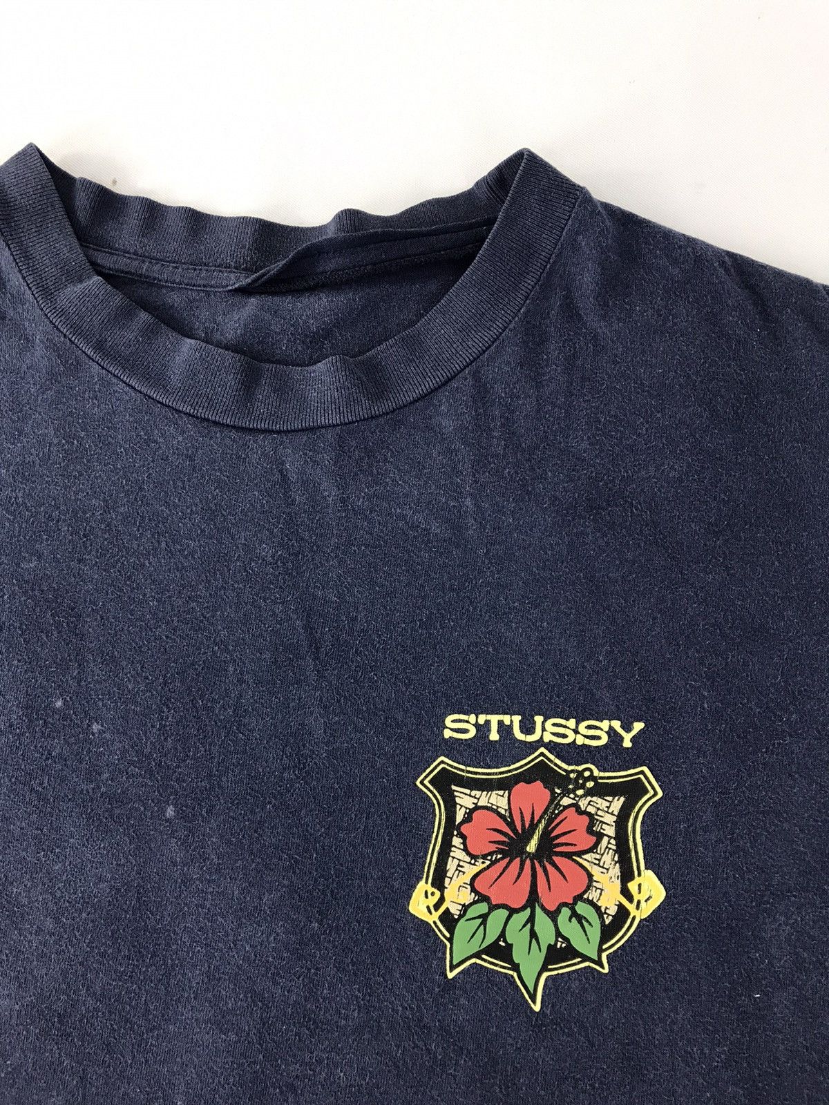 Stussy × Vintage Stussy Big Flower Logo Aloha Hawaii Longsleeve Tee Size US L / EU 52-54 / 3 - 4 Thumbnail