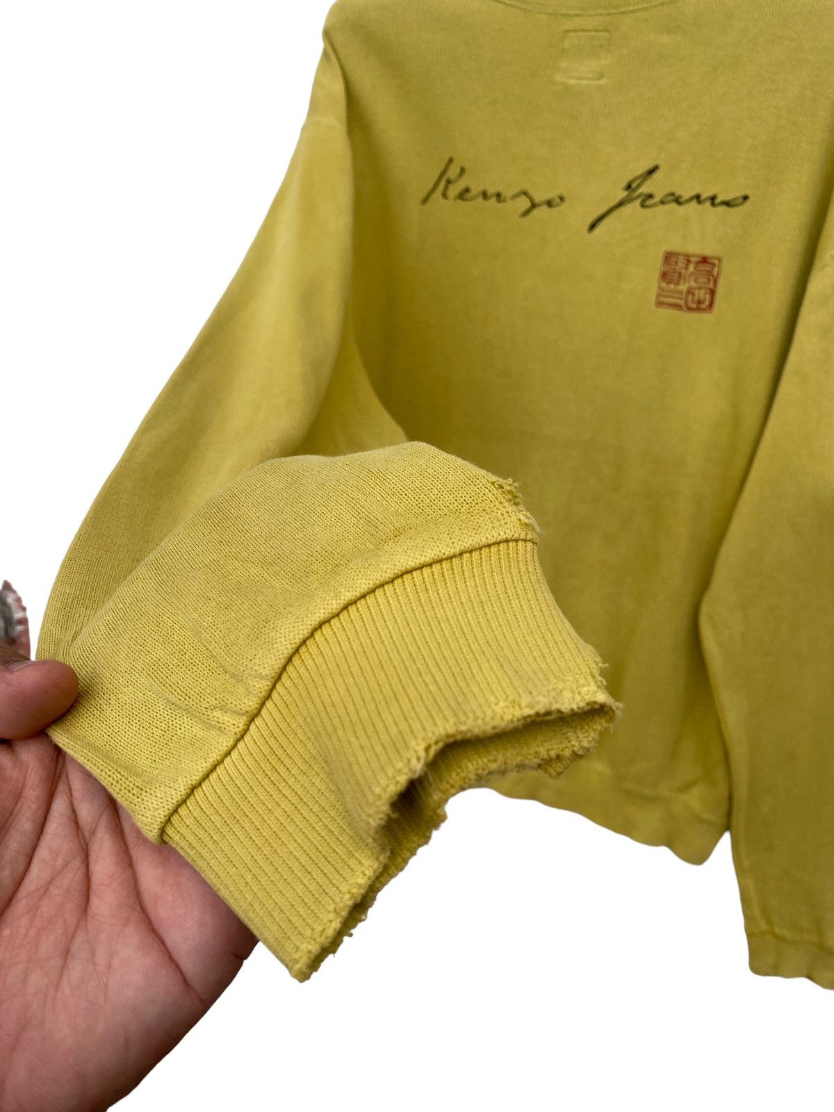 Kenzo Vintage Distressed Kenzo Sweatshirt Size US M / EU 48-50 / 2 - 7 Thumbnail