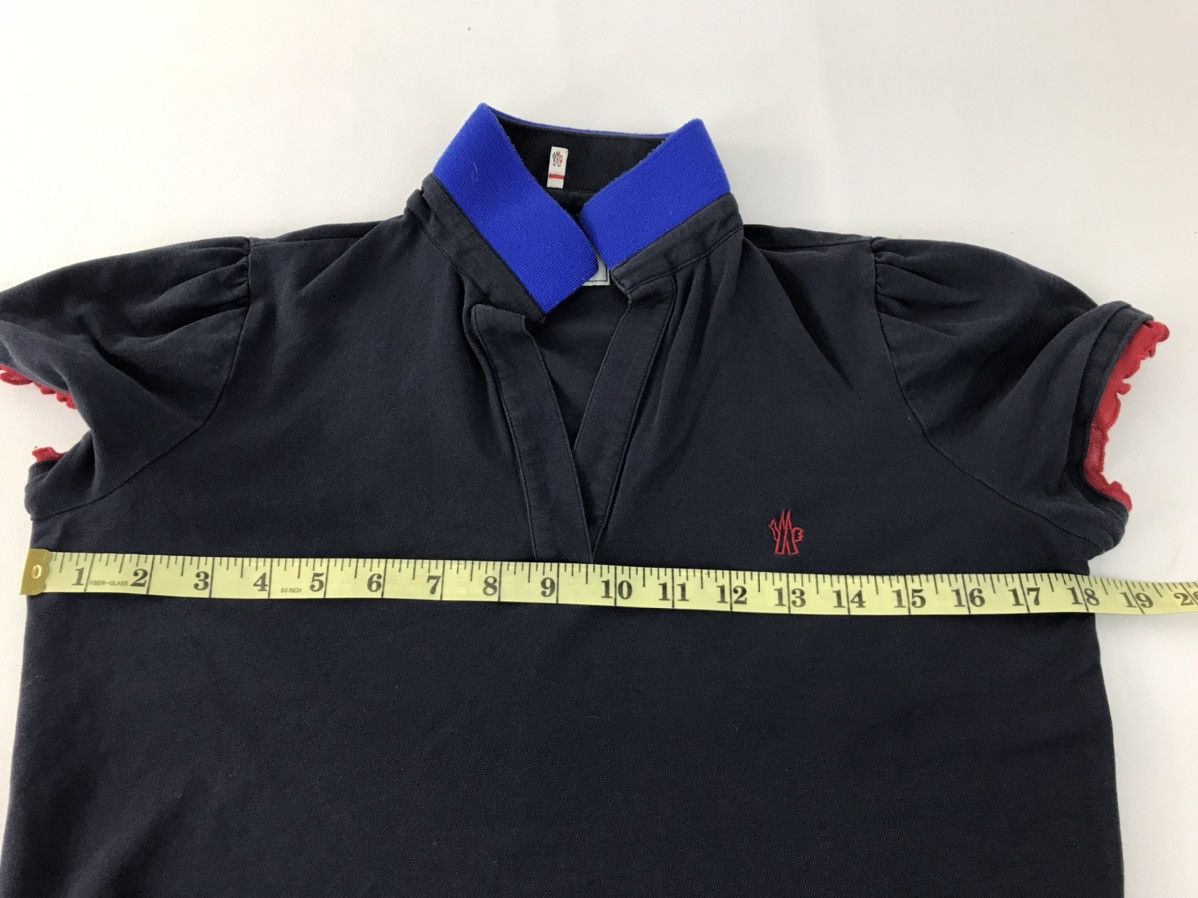 Moncler Moncler Grenoble Embroidery Logo Polo Tee Cap Sleeve Size L / US 10 / IT 46 - 10 Thumbnail