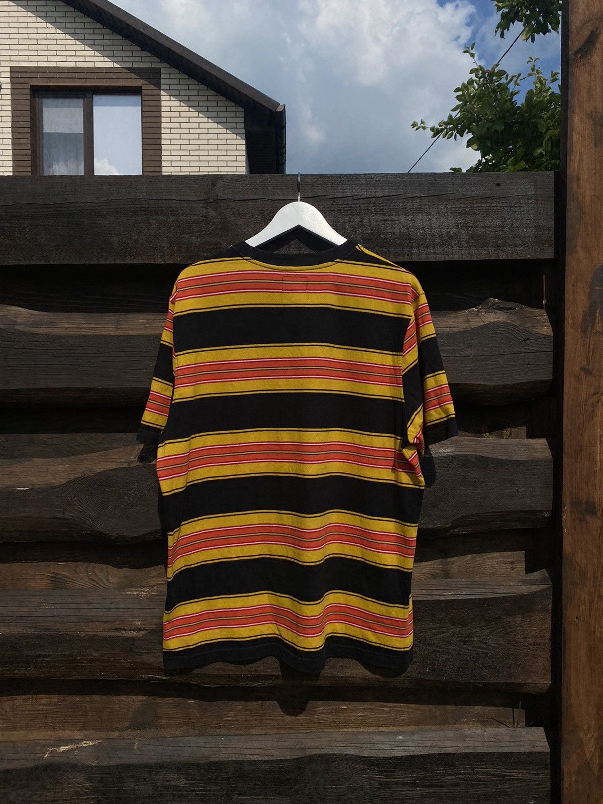 Stussy Stussy Vintage Striped tee t-shirt logo Size US L / EU 52-54 / 3 - 10 Thumbnail