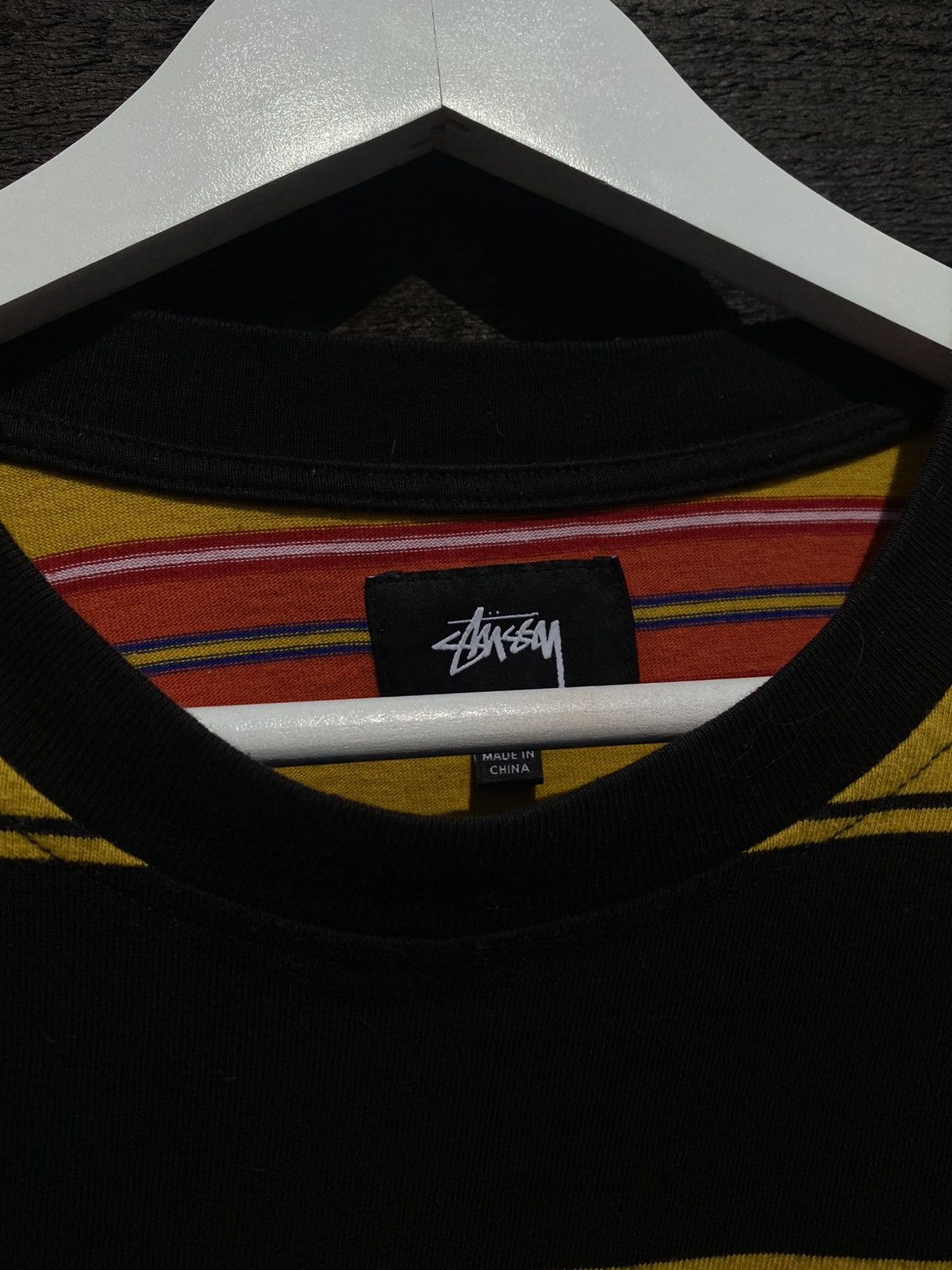 Stussy Stussy Vintage Striped tee t-shirt logo Size US L / EU 52-54 / 3 - 6 Thumbnail