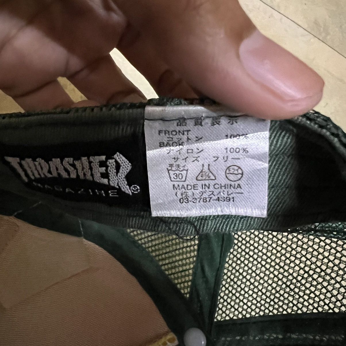 Thrasher Vintage Thrasher Cap Distressed Size ONE SIZE - 7 Thumbnail