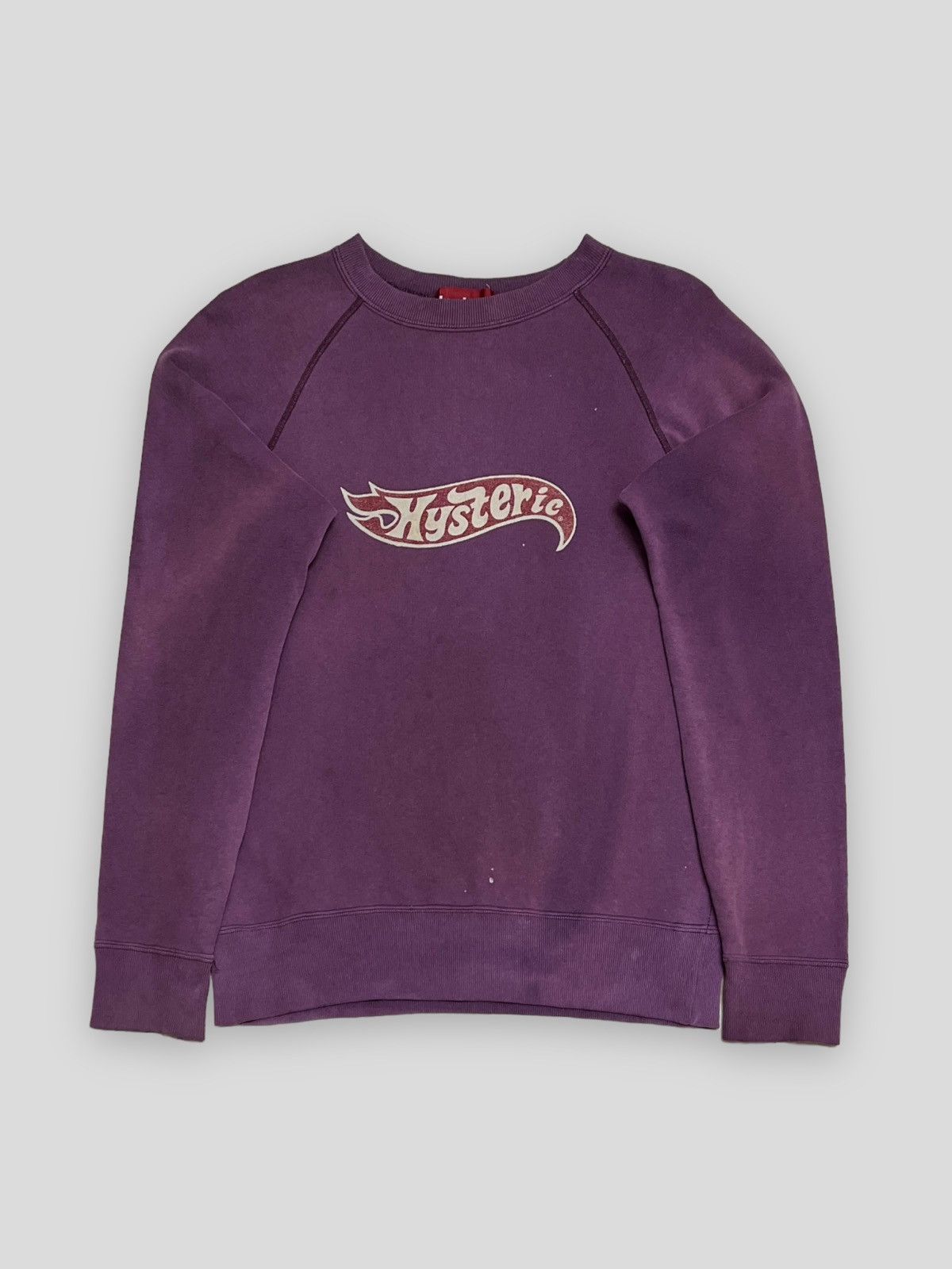 image of Send Offer Japan 90's Hysteric Glamour Hot Wheel Sweatshirt in Purple, Men's (Size Medium)