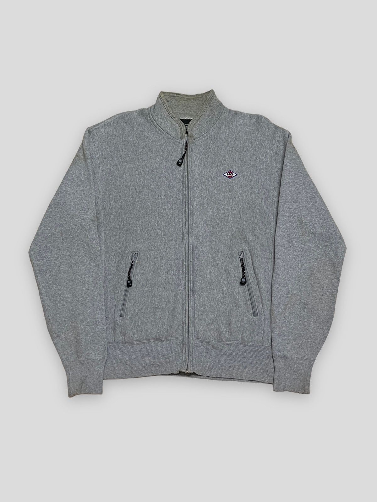 image of Send Offer 1990S Japan Hysteric Glamour Distressed Hoodie in Grey, Men's (Size Medium)