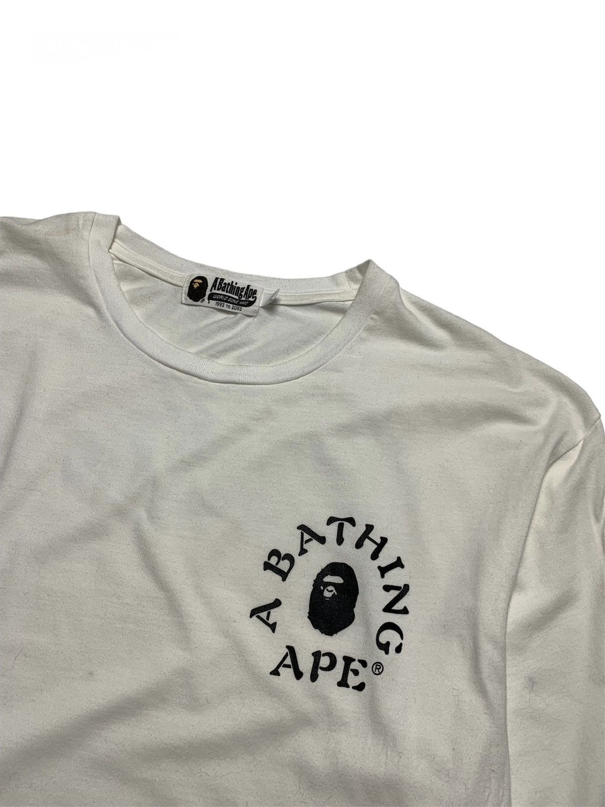 Bape College 3/4 Sleeve Tee Size US L / EU 52-54 / 3 - 2 Thumbnail