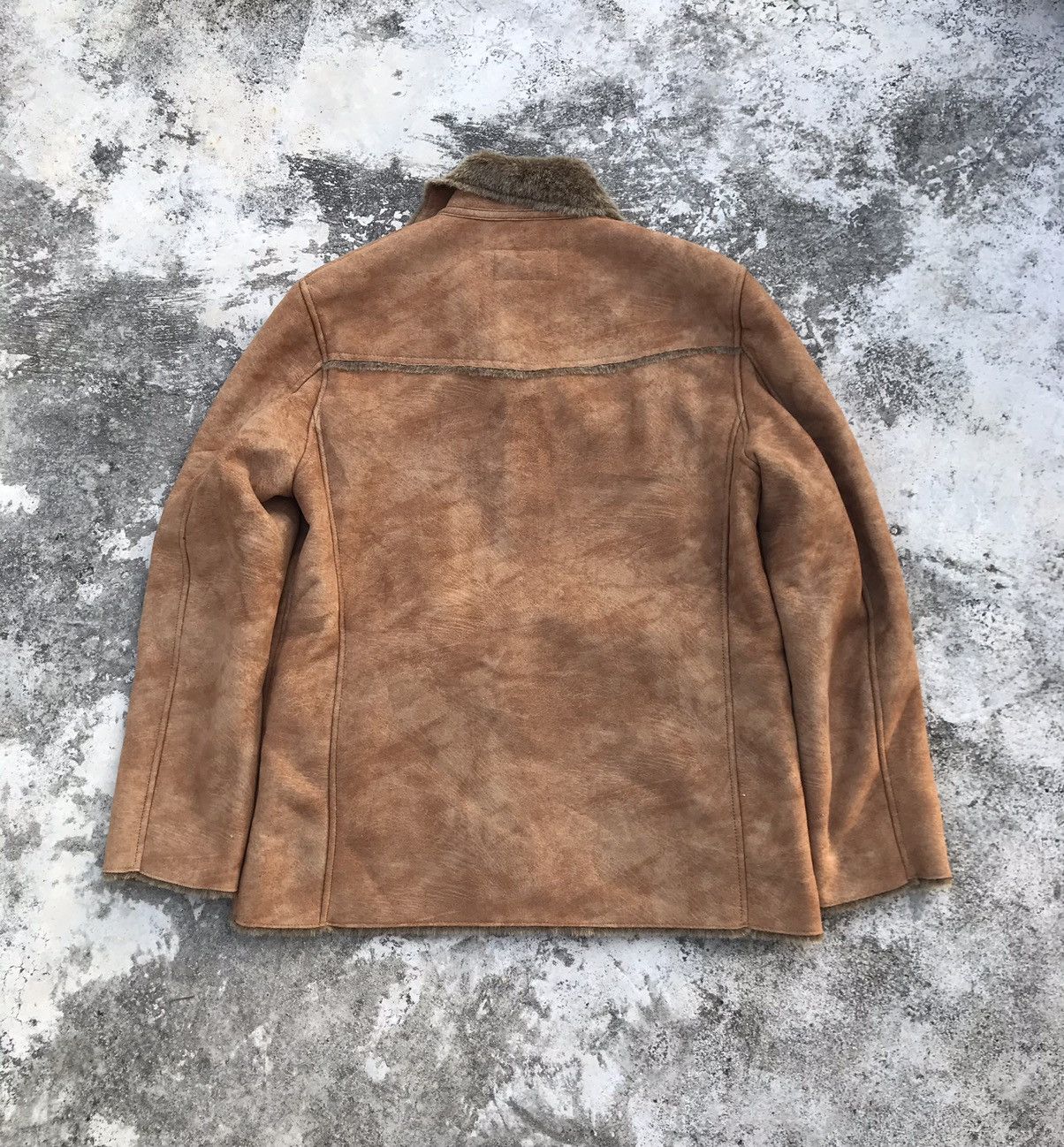 Freewheelers Vintage 90's Carters Rare Design Leather Jacket Size US XXL / EU 58 / 5 - 2 Thumbnail