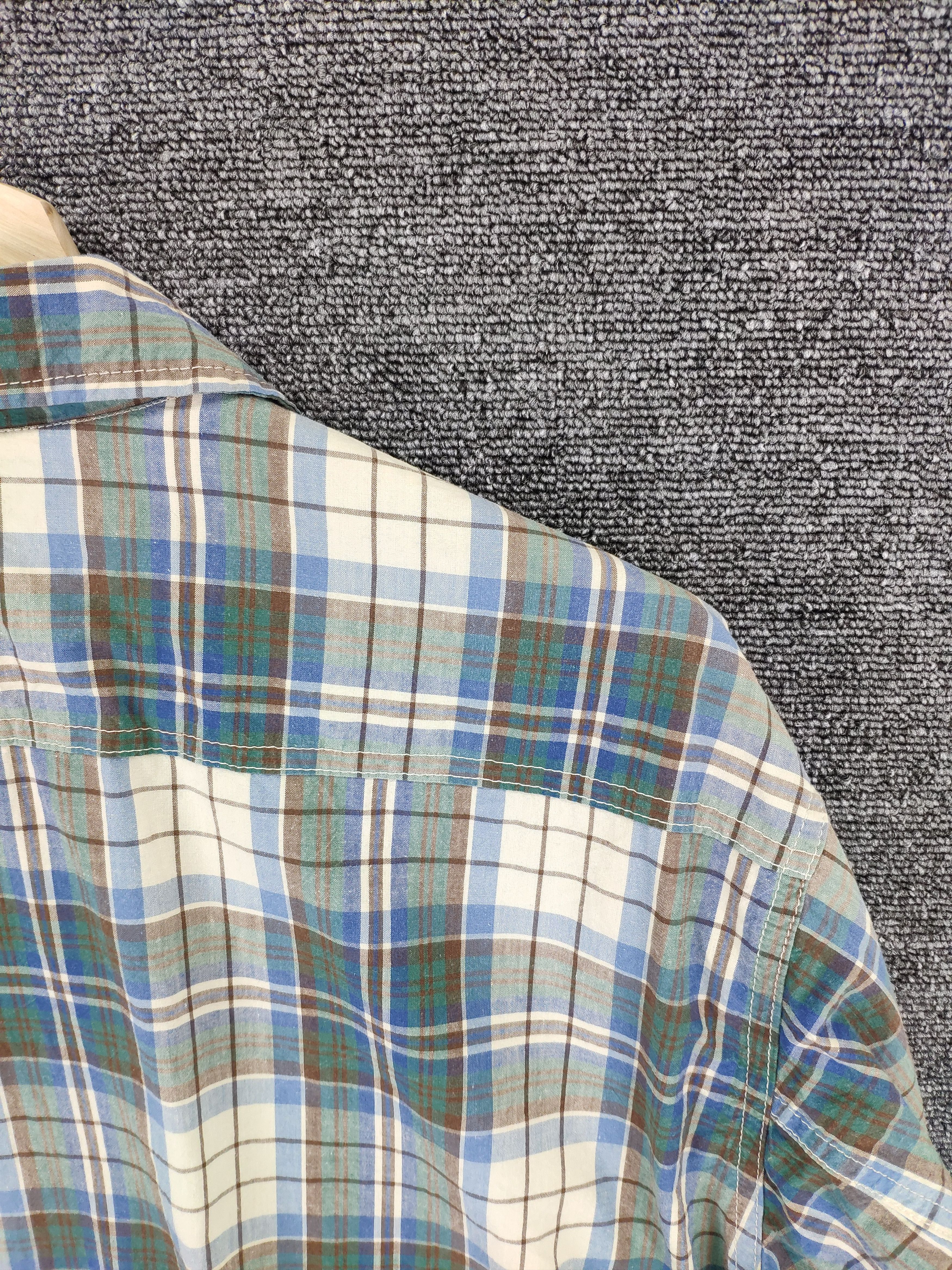 Japanese Brand × PERSON'S Vintage 1990s Flannel Jacket Checkered Travis Style Size US L / EU 52-54 / 3 - 15 Thumbnail