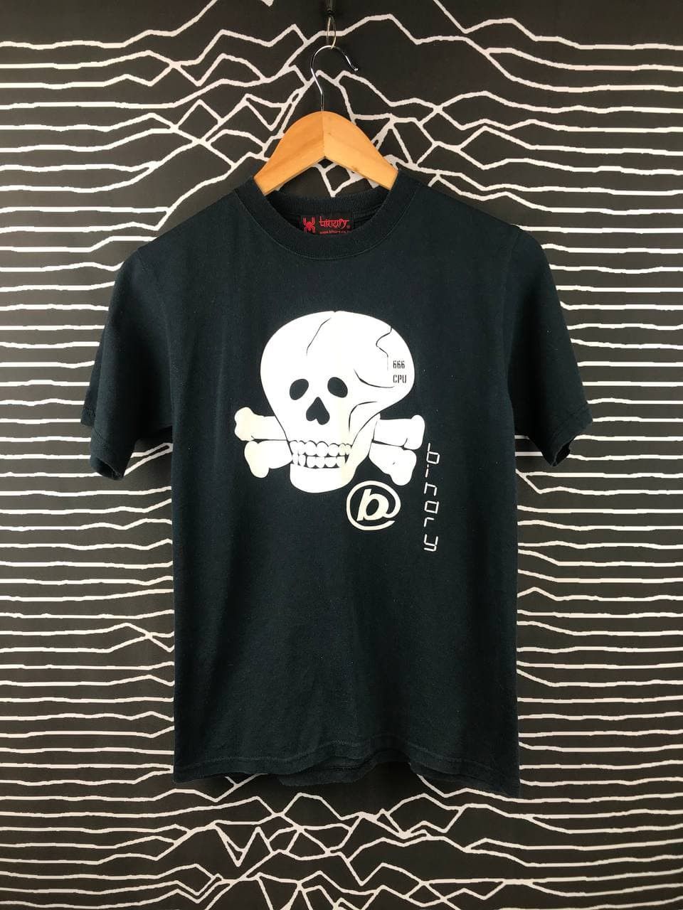 image of Archival Clothing x Seditionaries VTG Binary Japan 666 Punk Seditionaries Tee in Black (Size Small)