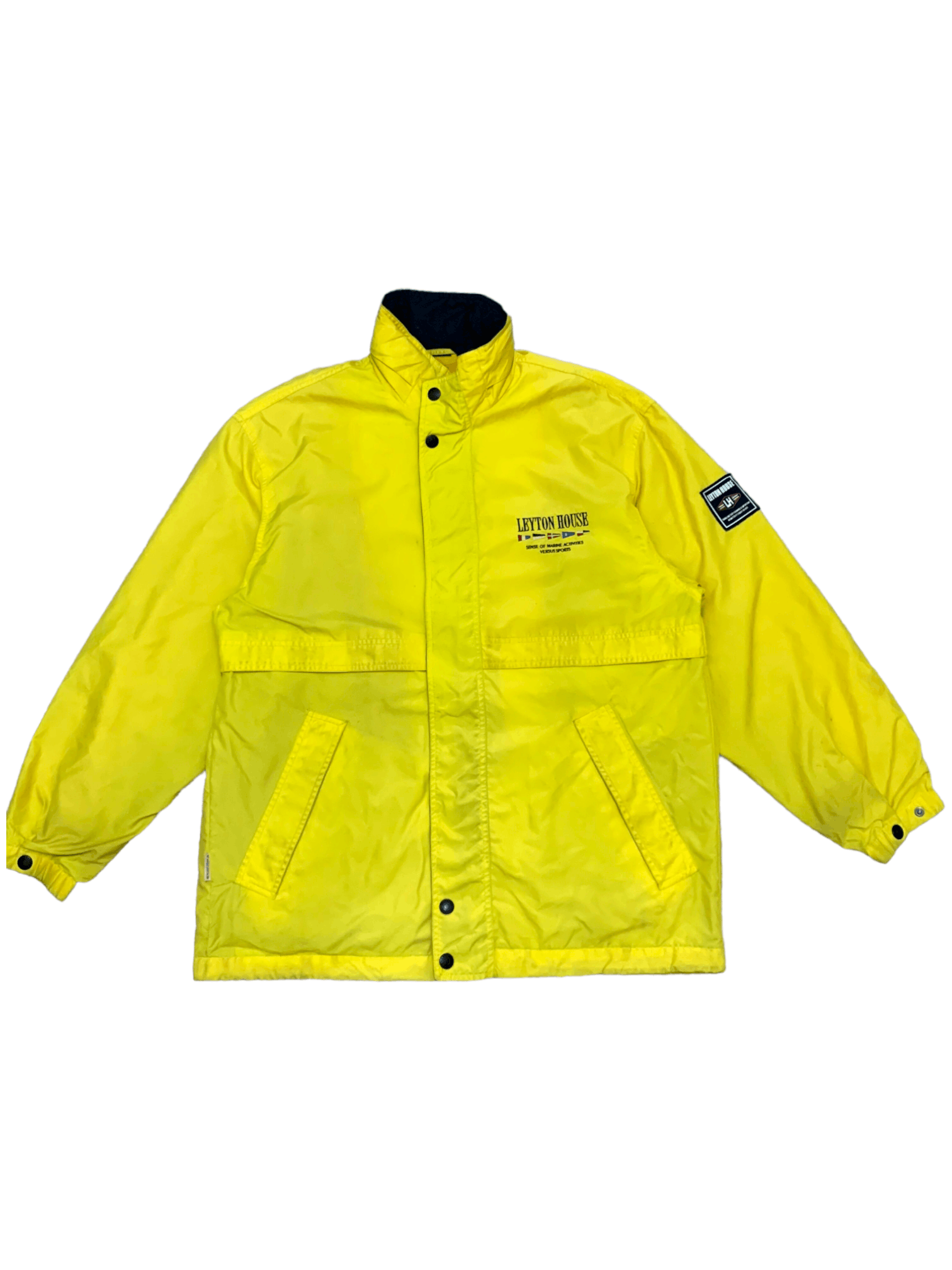 image of Avant Garde Vintage Leyton House Sport's Jacket in Yellow, Men's (Size XL)