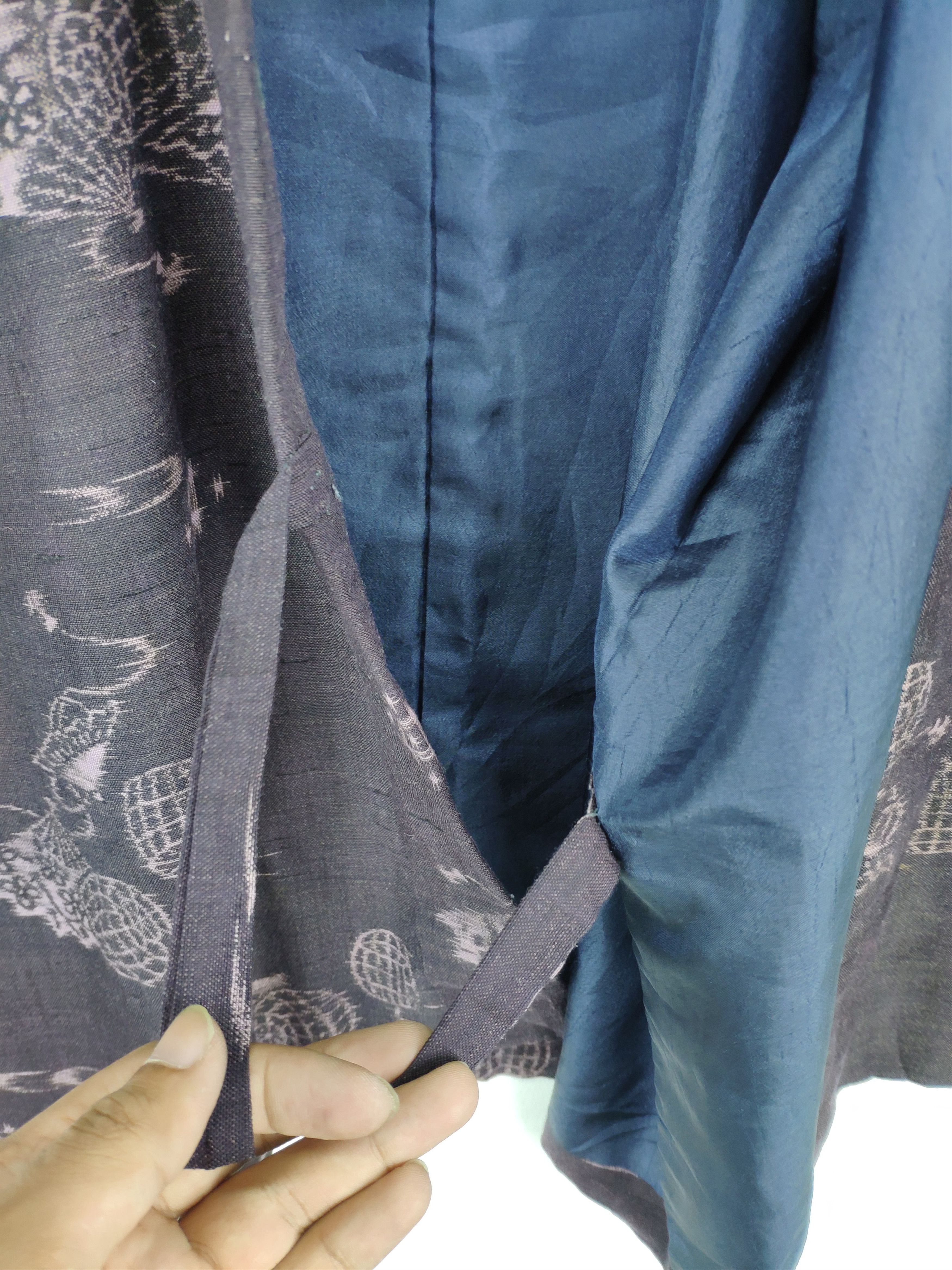 Japanese Brand × Vintage Vintage Noragi Kimono Cardigan Japanese Style Fullprint Size US L / EU 52-54 / 3 - 7 Thumbnail