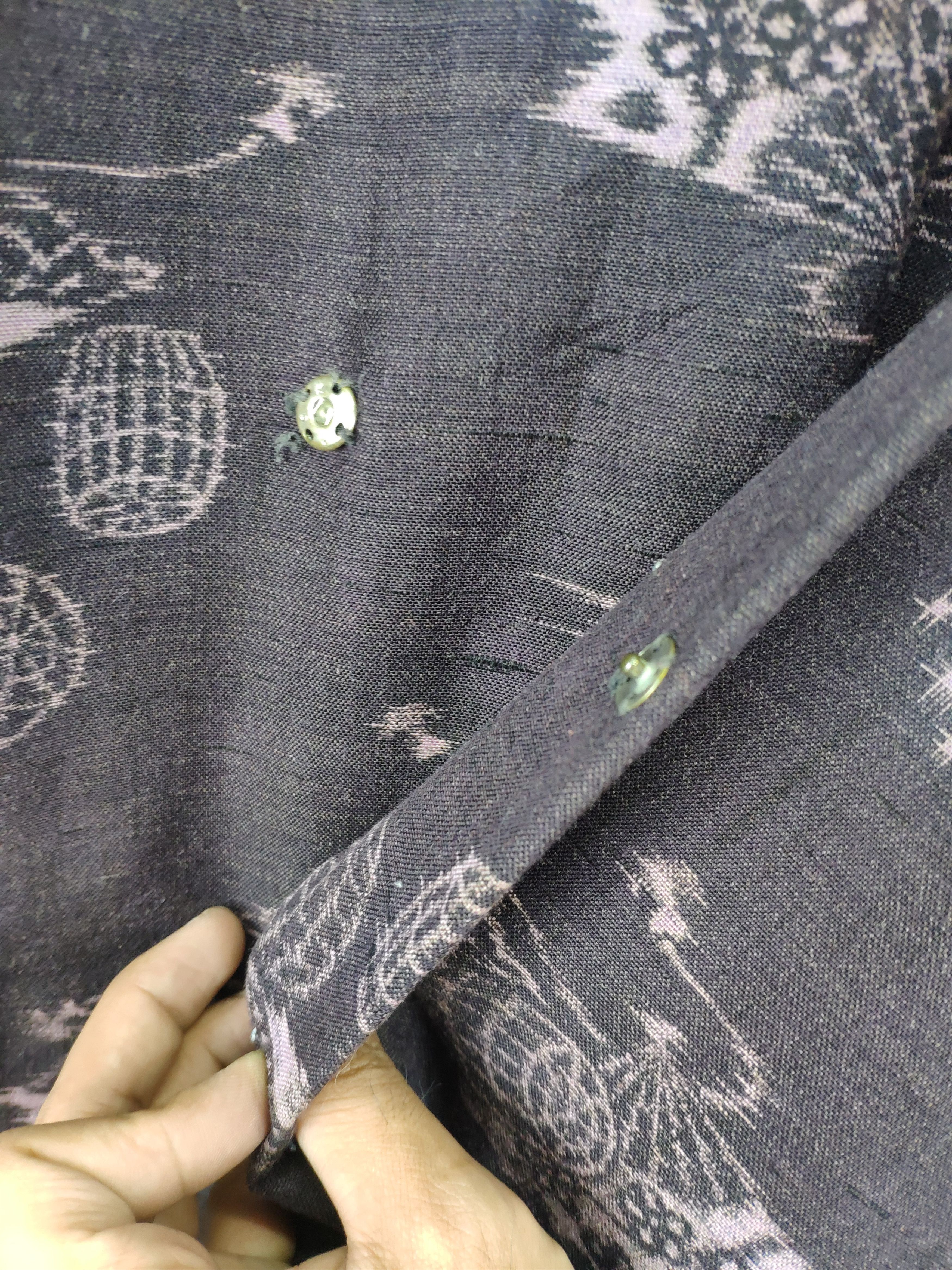 Japanese Brand × Vintage Vintage Noragi Kimono Cardigan Japanese Style Fullprint Size US L / EU 52-54 / 3 - 6 Thumbnail