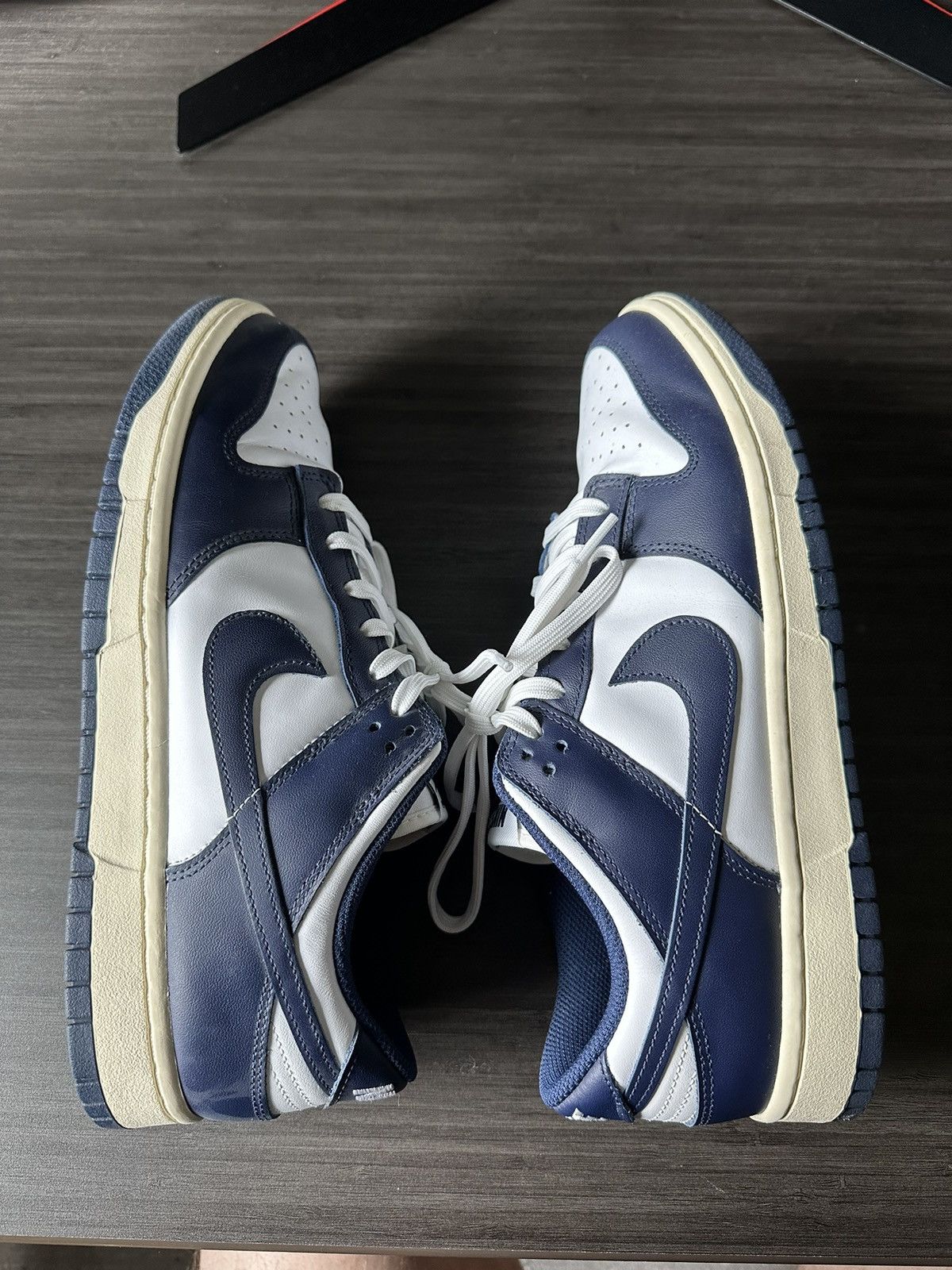 Nike Nike Dunk Low Vintage Navy Men 10.5 Size US 10.5 / EU 43-44 - 5 Thumbnail