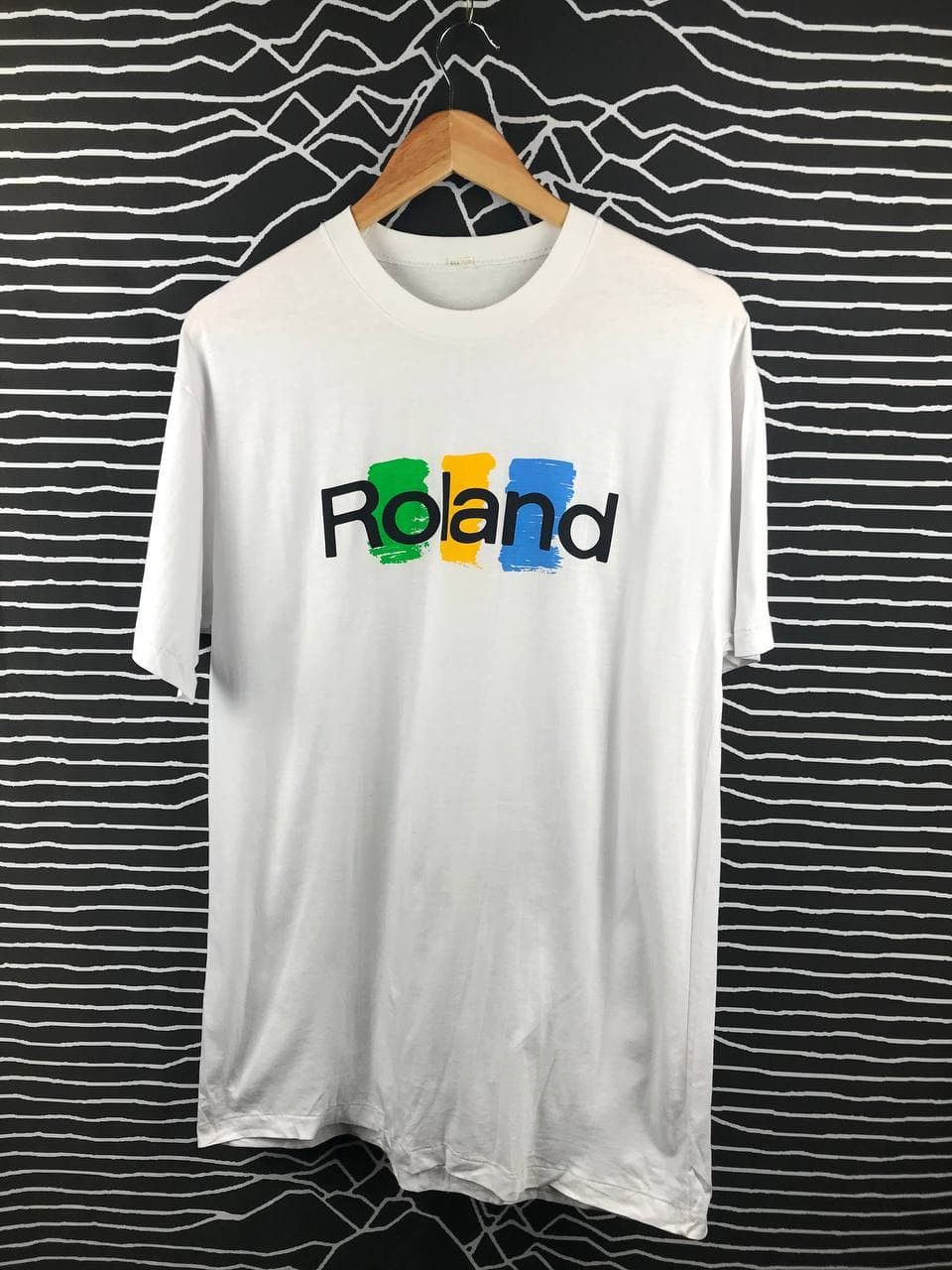 Band Tees × Vintage Vintage Roland Promo Tee Music Synth Band Size US M / EU 48-50 / 2 - 1 Thumbnail