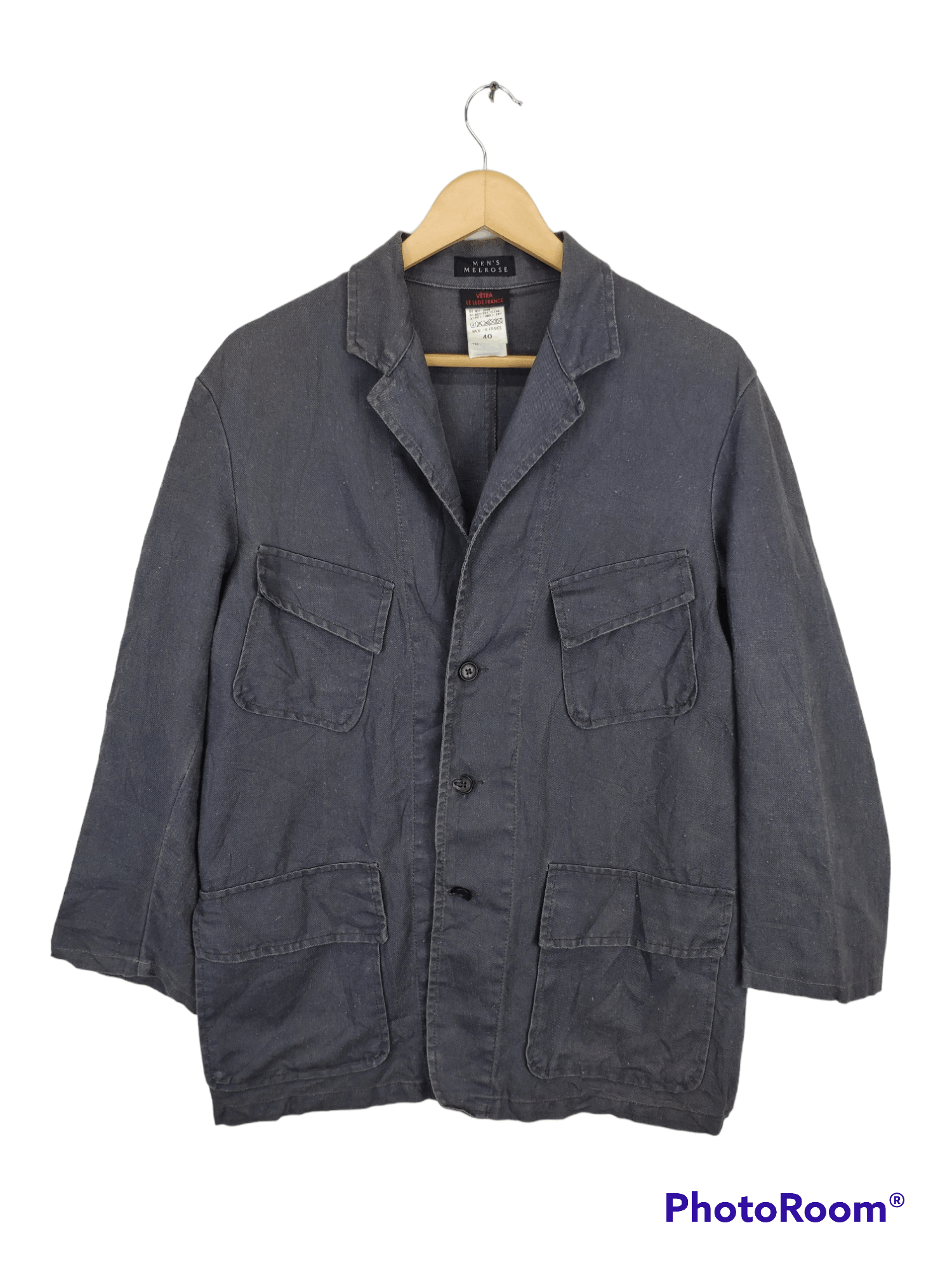 Designer × Vintage Vintage Chore Jacket by Men Melrose Size US M / EU 48-50 / 2 - 1 Thumbnail