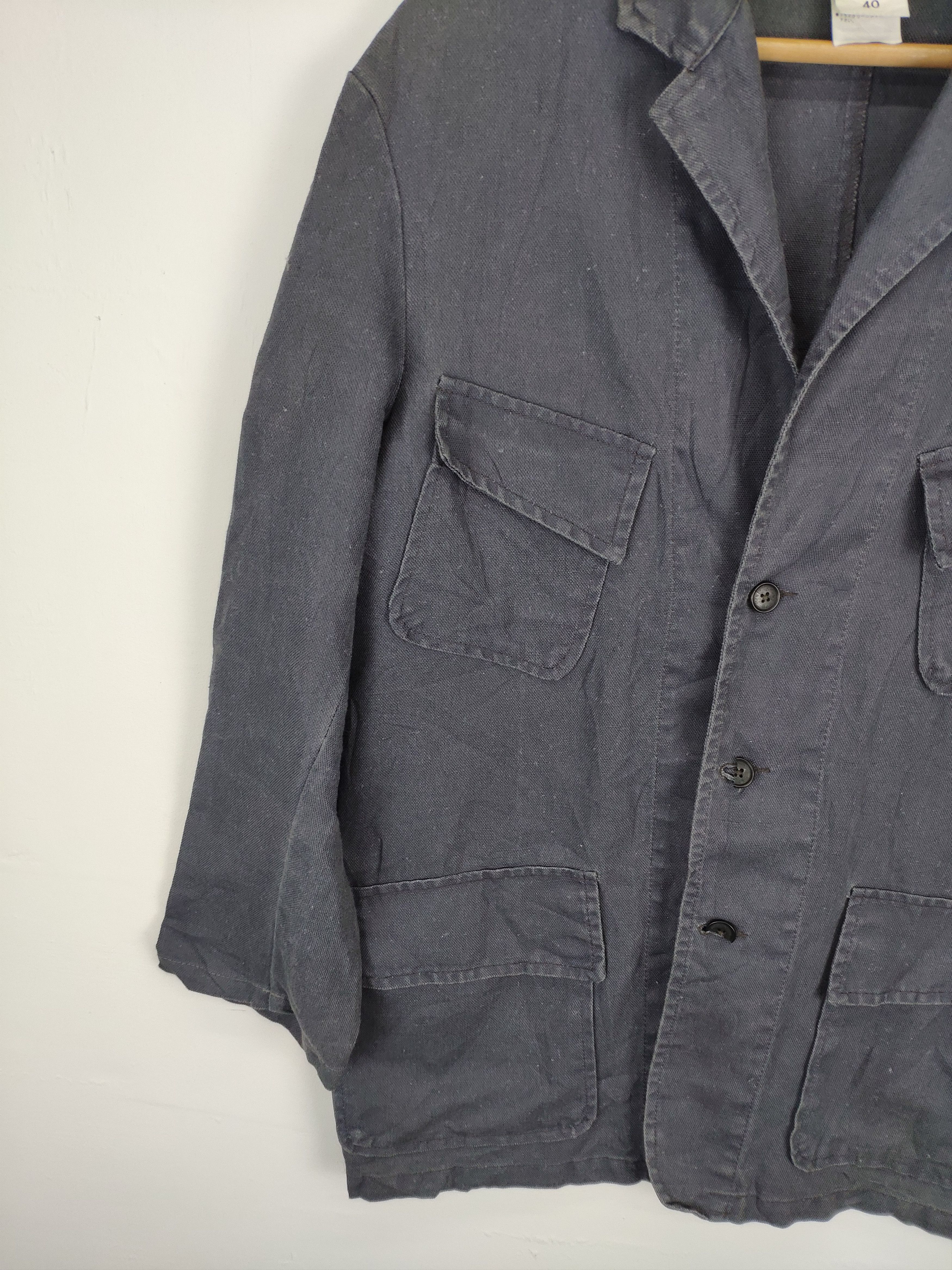 Designer × Vintage Vintage Chore Jacket by Men Melrose Size US M / EU 48-50 / 2 - 8 Thumbnail