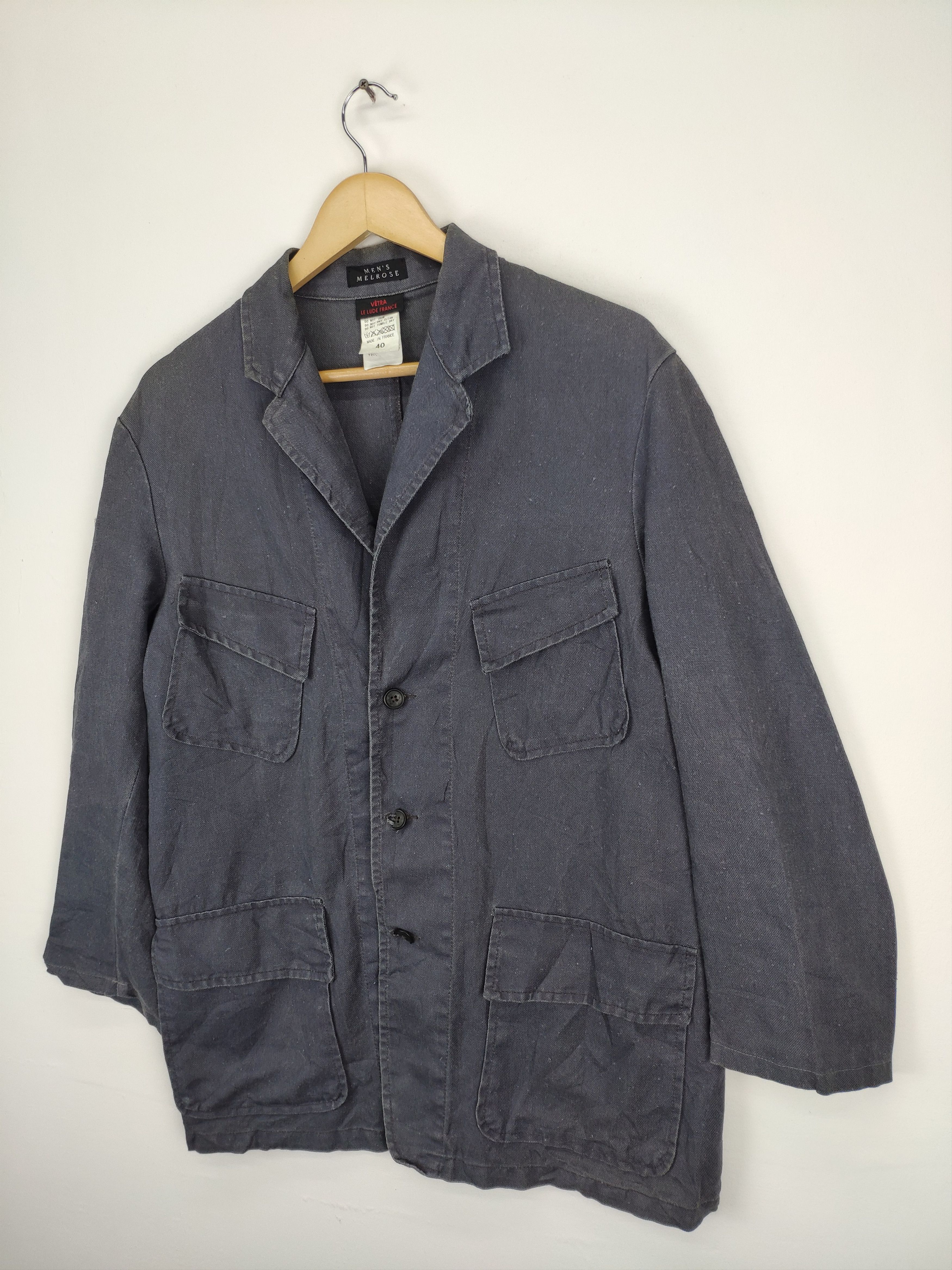 Designer × Vintage Vintage Chore Jacket by Men Melrose Size US M / EU 48-50 / 2 - 2 Thumbnail