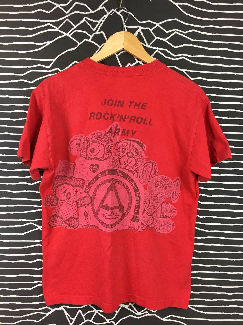 image of VTG Rna Alternative Anarchy Punk Seditionaries Brand Tee in Red, Men's (Size Medium)