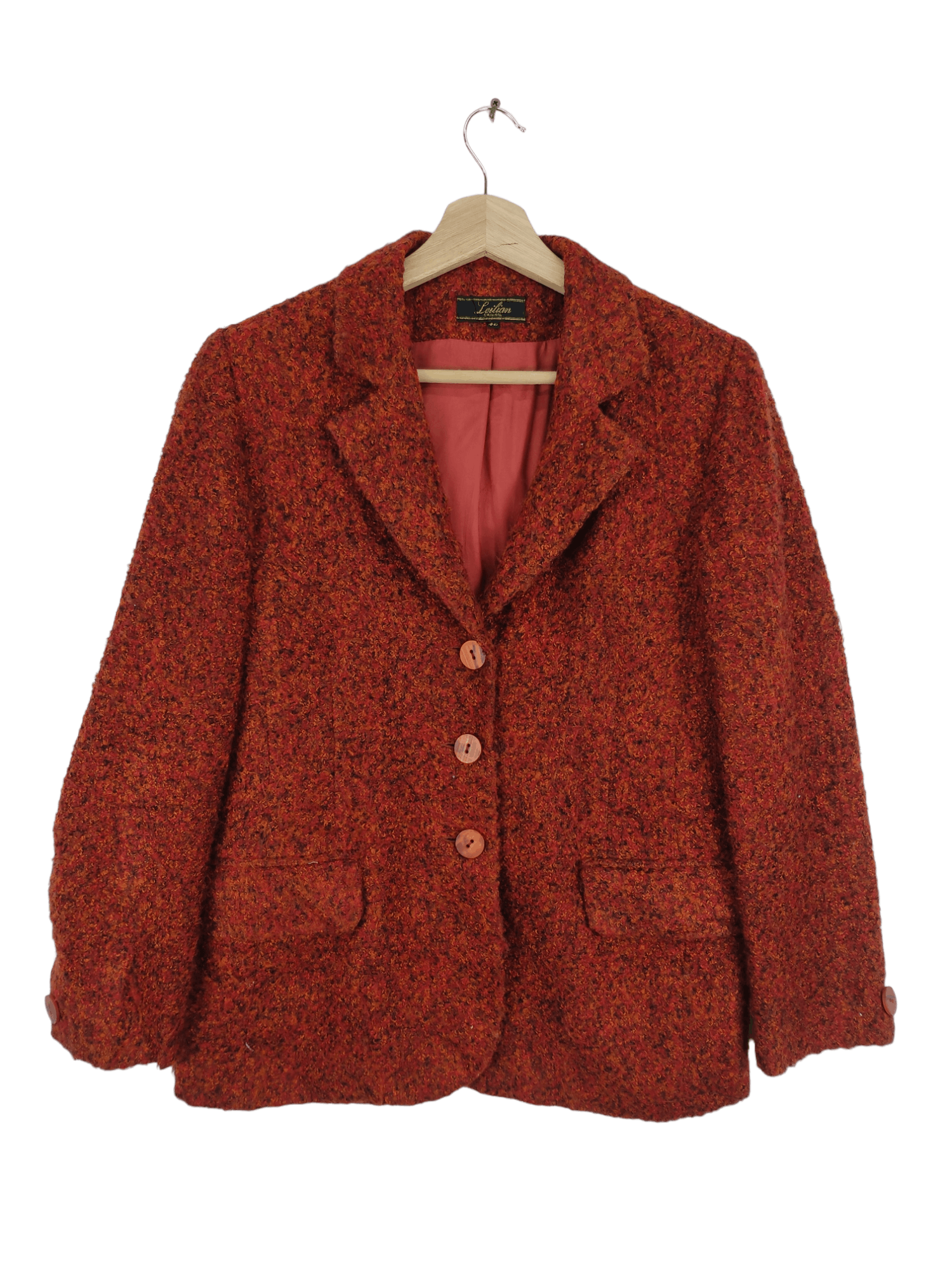 Designer Vintage Wool Blazer Leilian Size M / US 6-8 / IT 42-44 - 1 Thumbnail