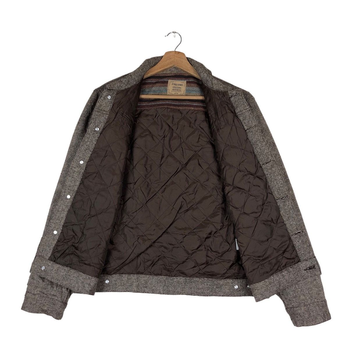 Japanese Brand Jungle Storm Double Pocket Beige Trucker Jacket Size US L / EU 52-54 / 3 - 5 Thumbnail