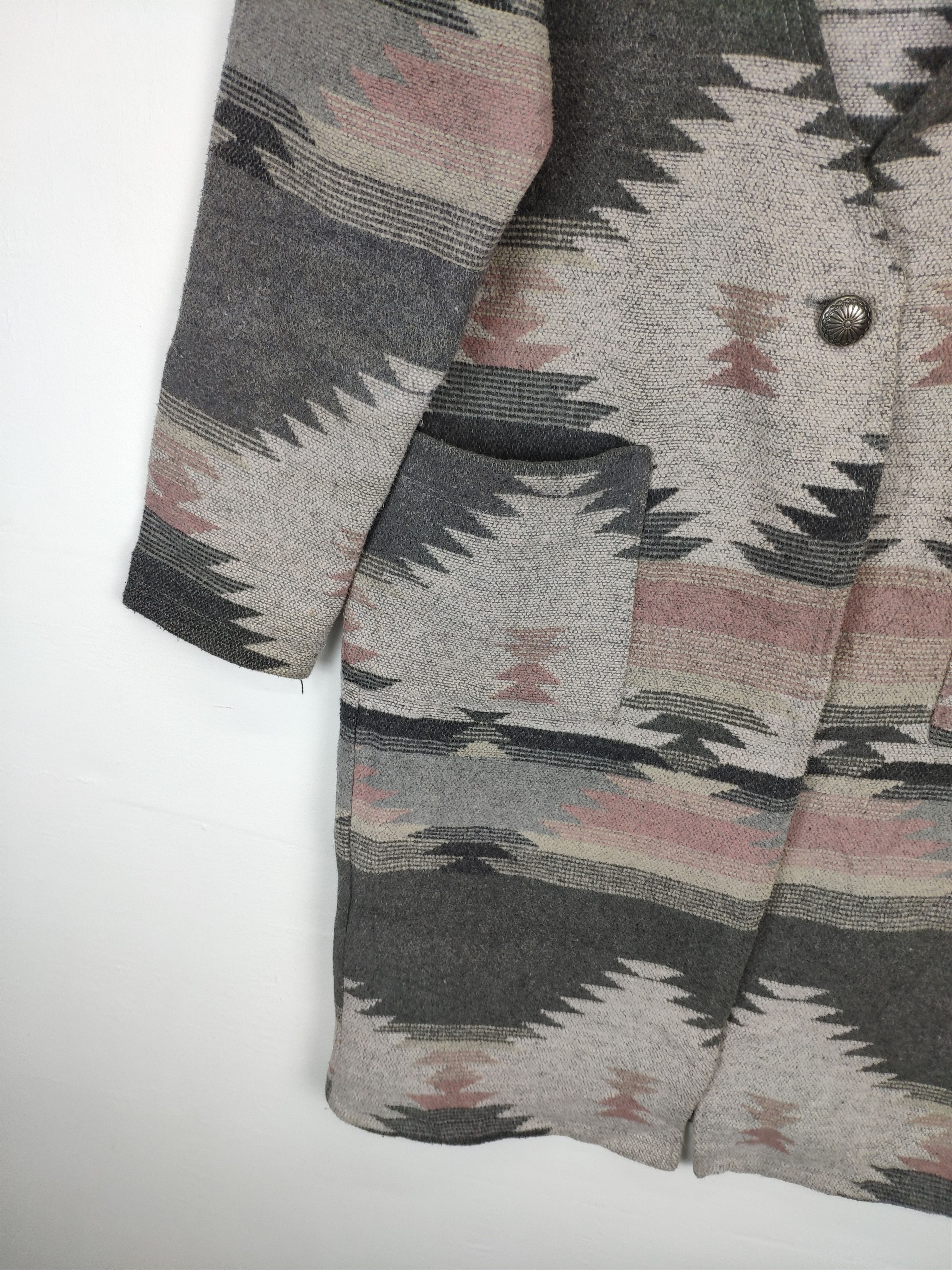 Japanese Brand OFFER💥 Vintage Wool Cardigan Native Style Size M / US 6-8 / IT 42-44 - 7 Thumbnail