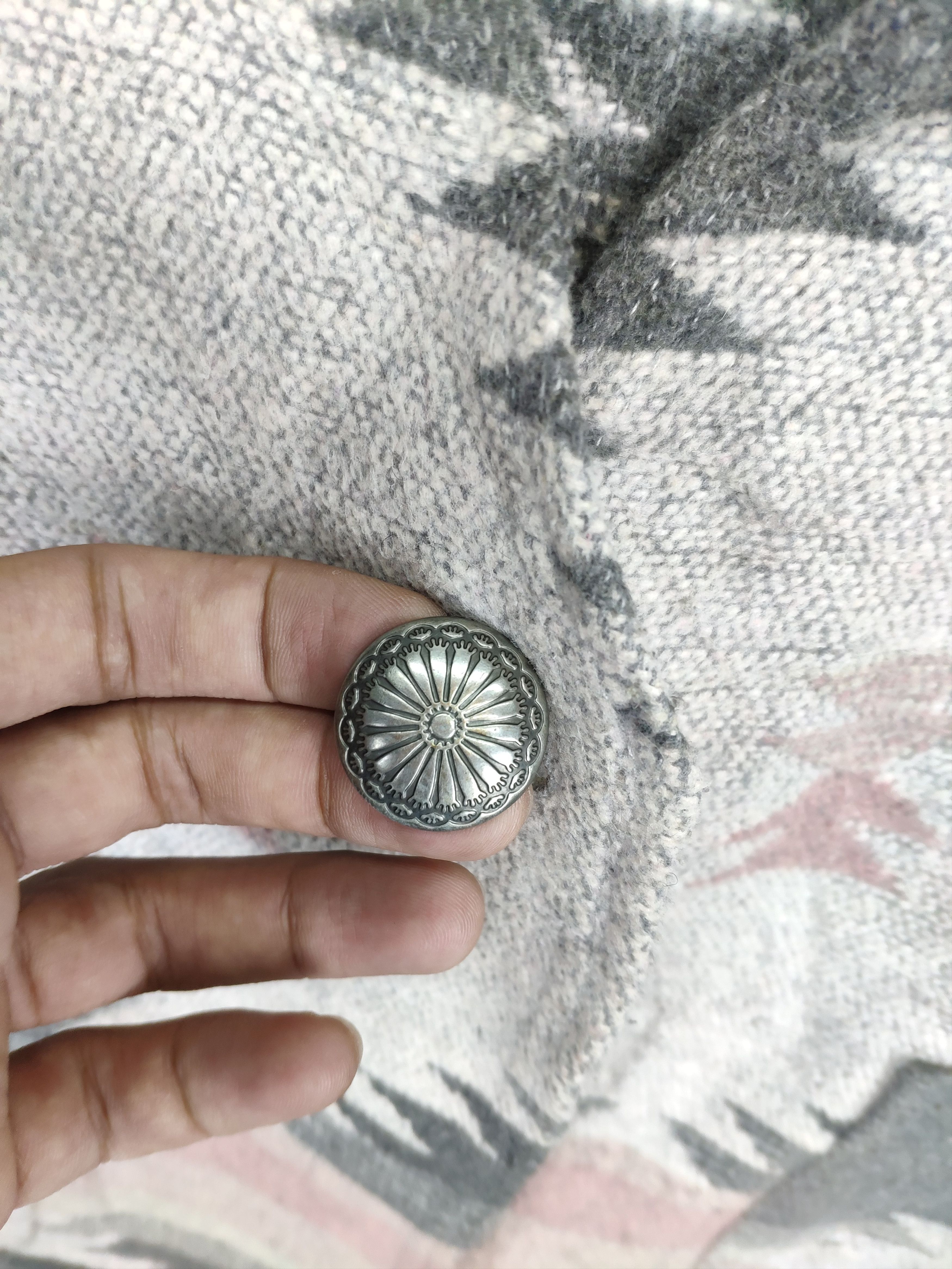 Japanese Brand OFFER💥 Vintage Wool Cardigan Native Style Size M / US 6-8 / IT 42-44 - 8 Thumbnail