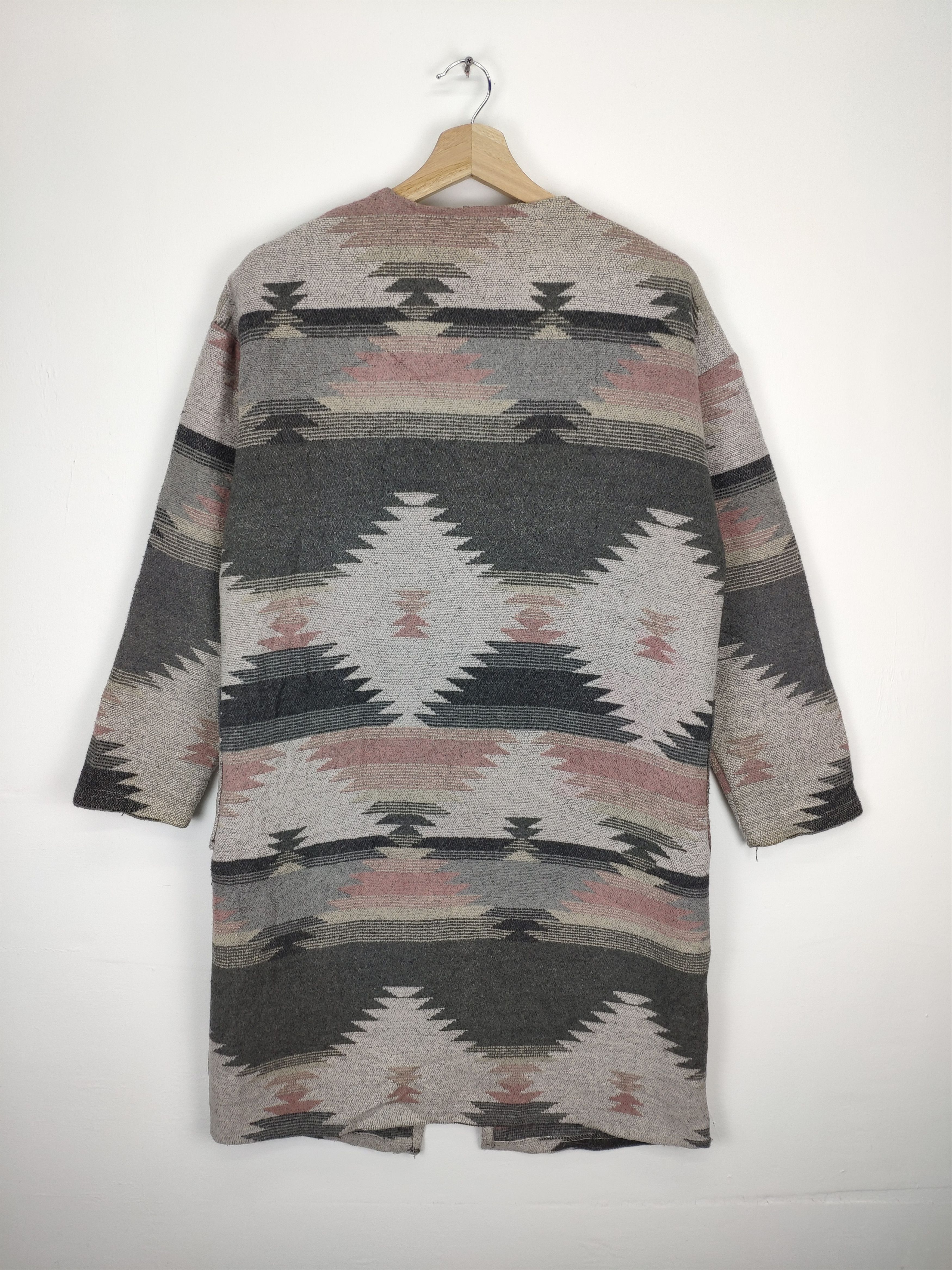 Japanese Brand OFFER💥 Vintage Wool Cardigan Native Style Size M / US 6-8 / IT 42-44 - 11 Thumbnail