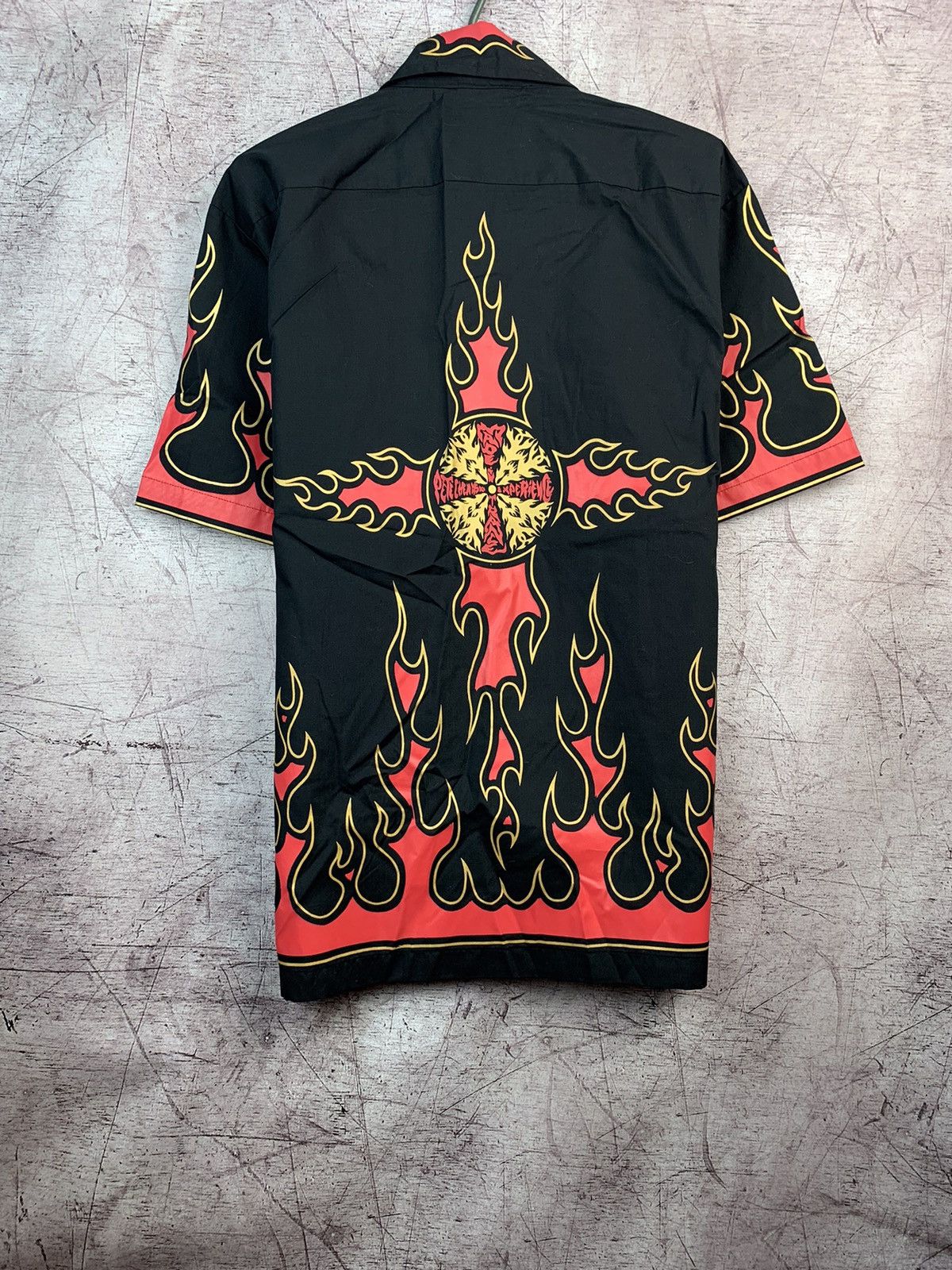Japanese Brand Vintage Crazy Fire Mens Shirt Size US L / EU 52-54 / 3 - 2 Thumbnail