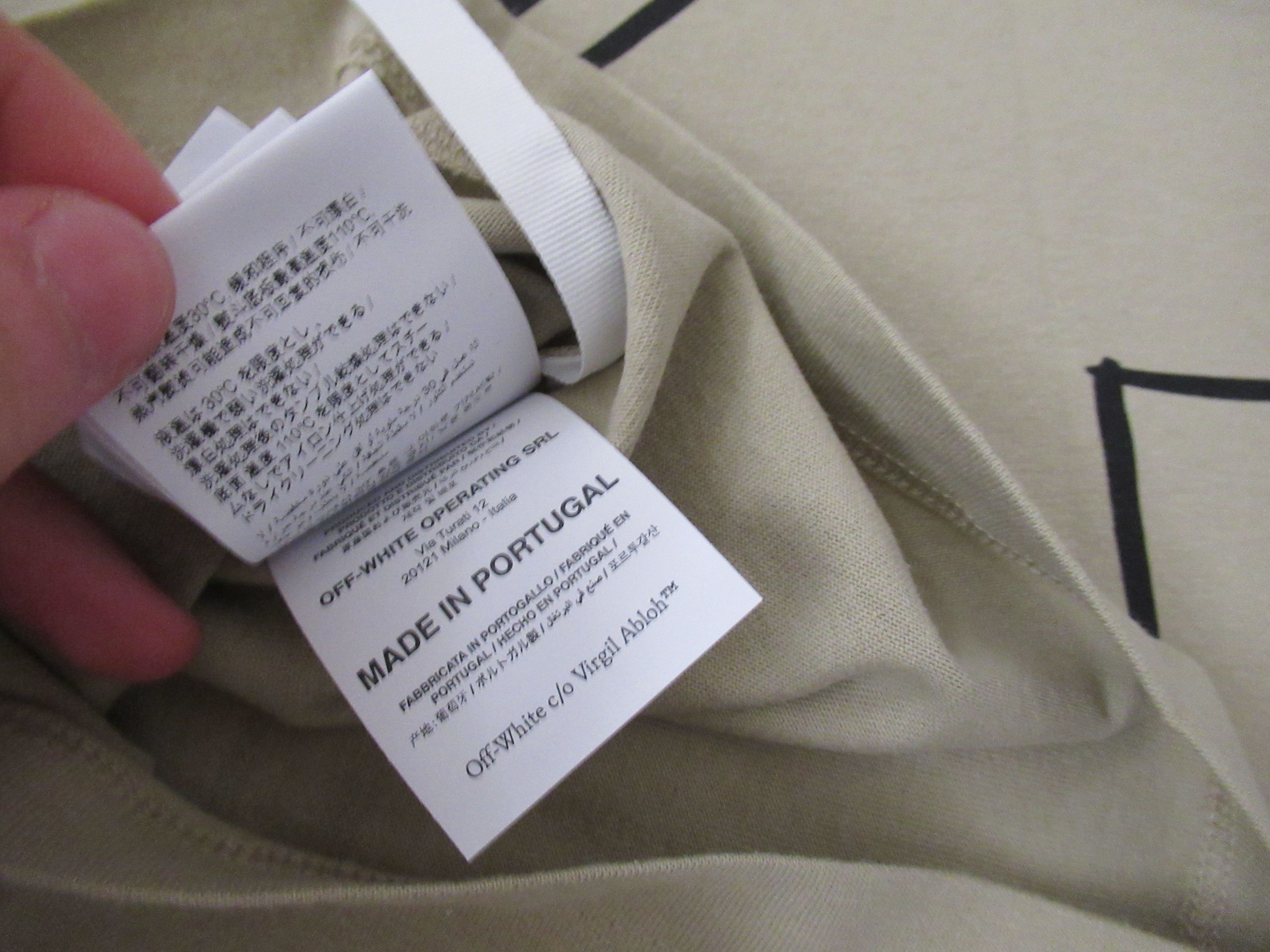 Off-White Off White Tan Outline Arrow Virgil New Small Size US S / EU 44-46 / 1 - 5 Thumbnail