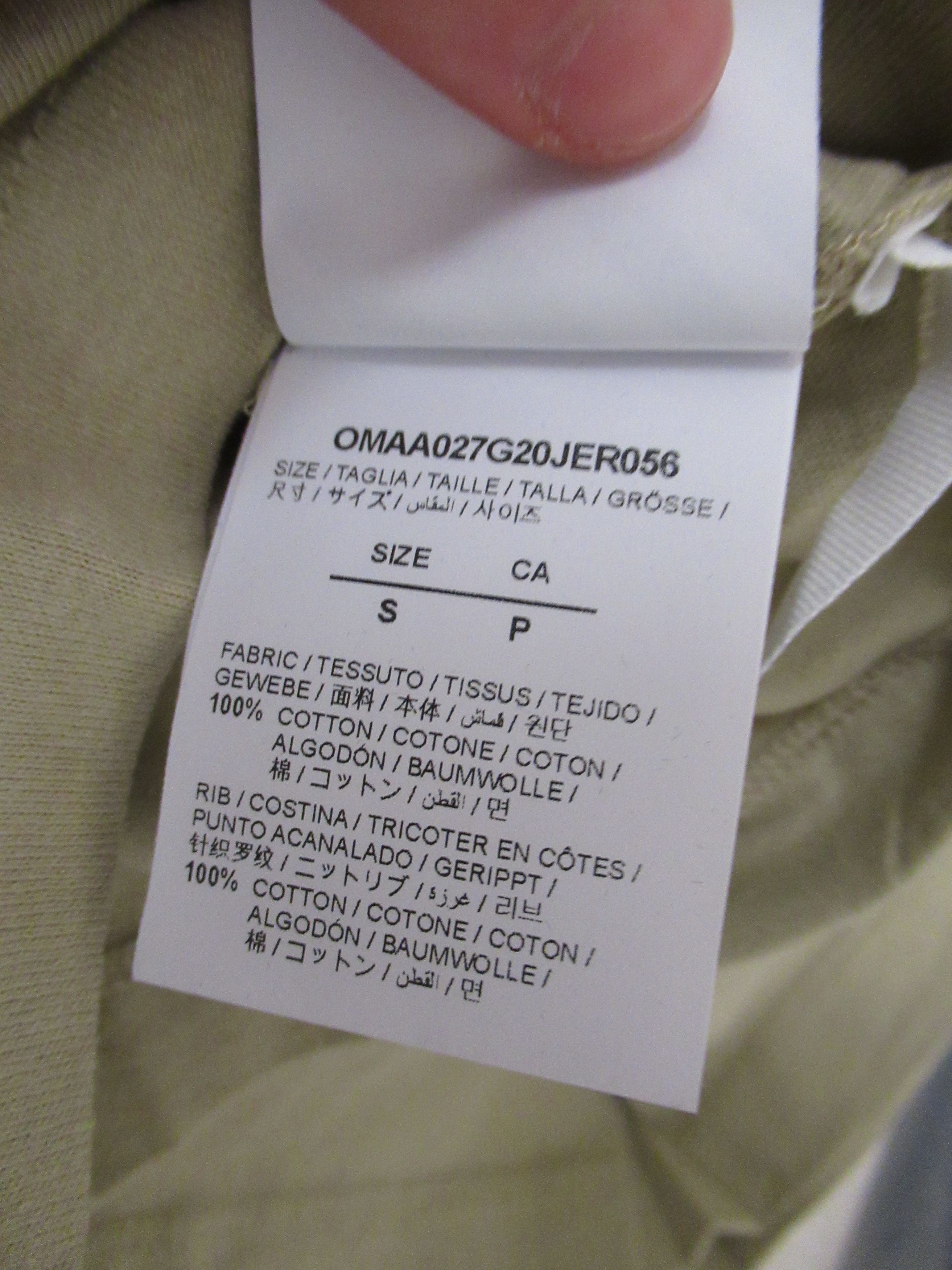 Off-White Off White Tan Outline Arrow Virgil New Small Size US S / EU 44-46 / 1 - 6 Thumbnail