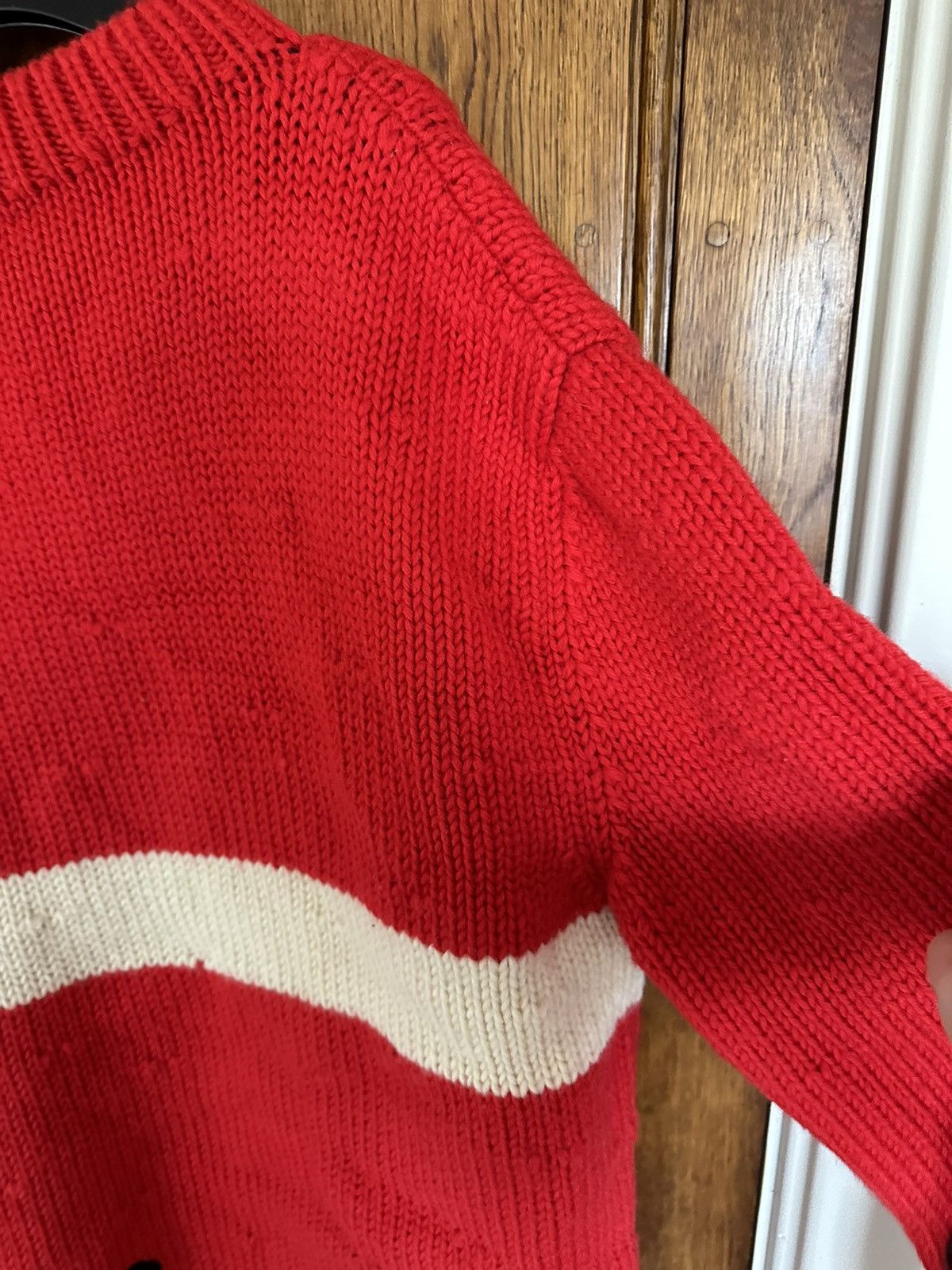 Calvin Klein 205W39NYC FW18 Calvin Klein 205W39NYC red logo sweater Raf Simons Size US XL / EU 56 / 4 - 19 Thumbnail
