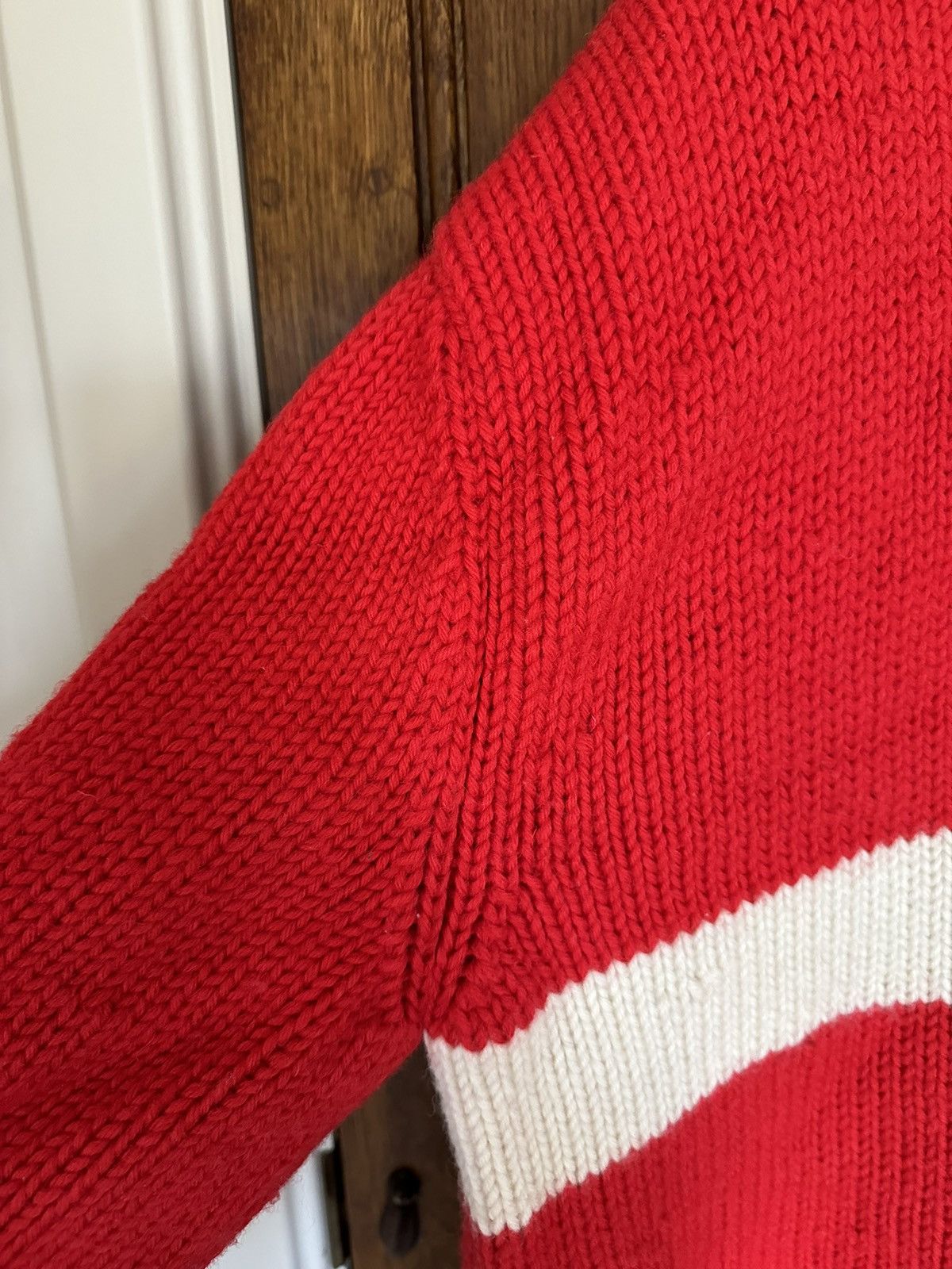 Calvin Klein 205W39NYC FW18 Calvin Klein 205W39NYC red logo sweater Raf Simons Size US XL / EU 56 / 4 - 14 Thumbnail