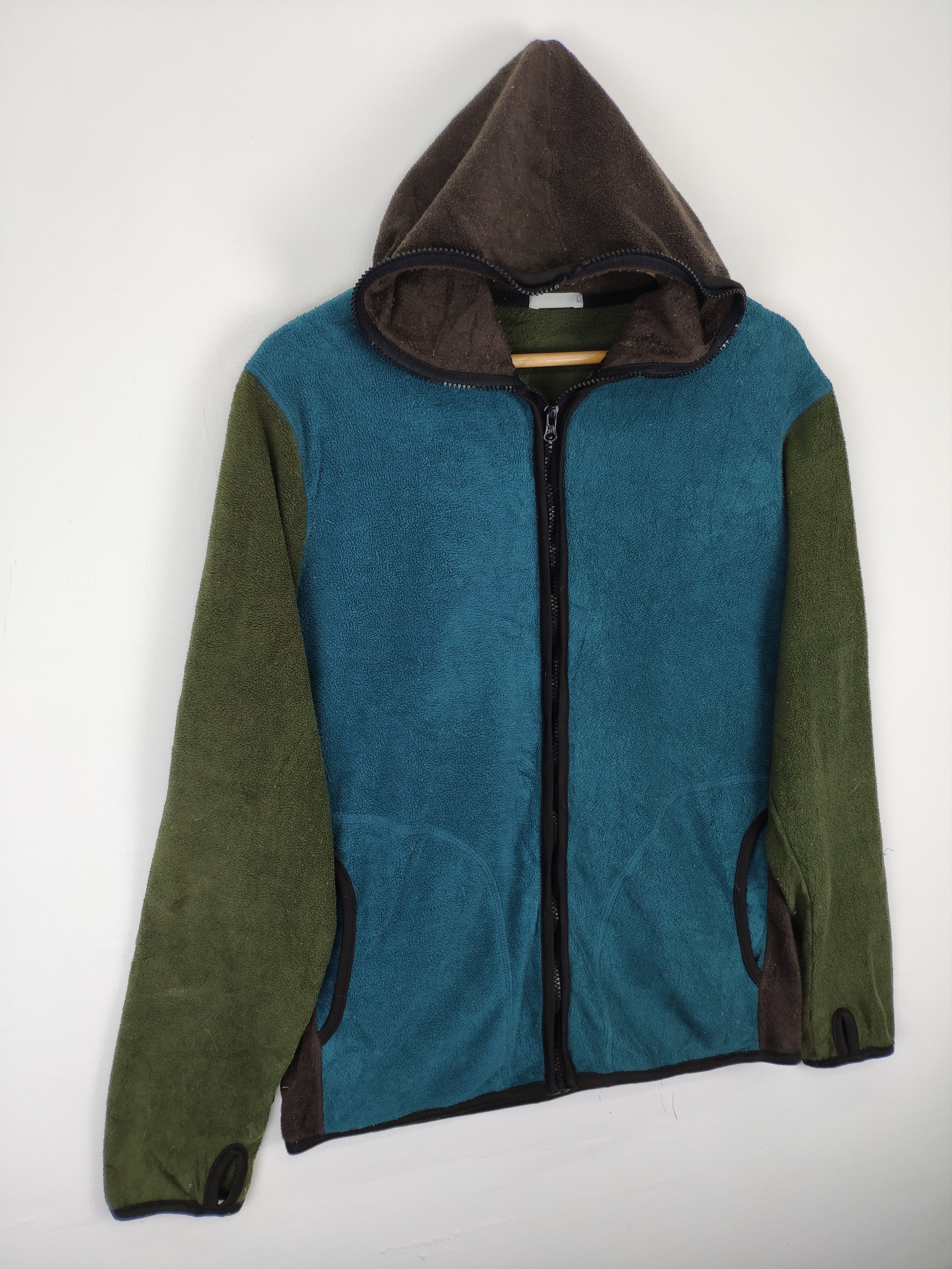 Japanese Brand Vintage Fleece Jacket Full Zip Hoodie Size US M / EU 48-50 / 2 - 5 Thumbnail