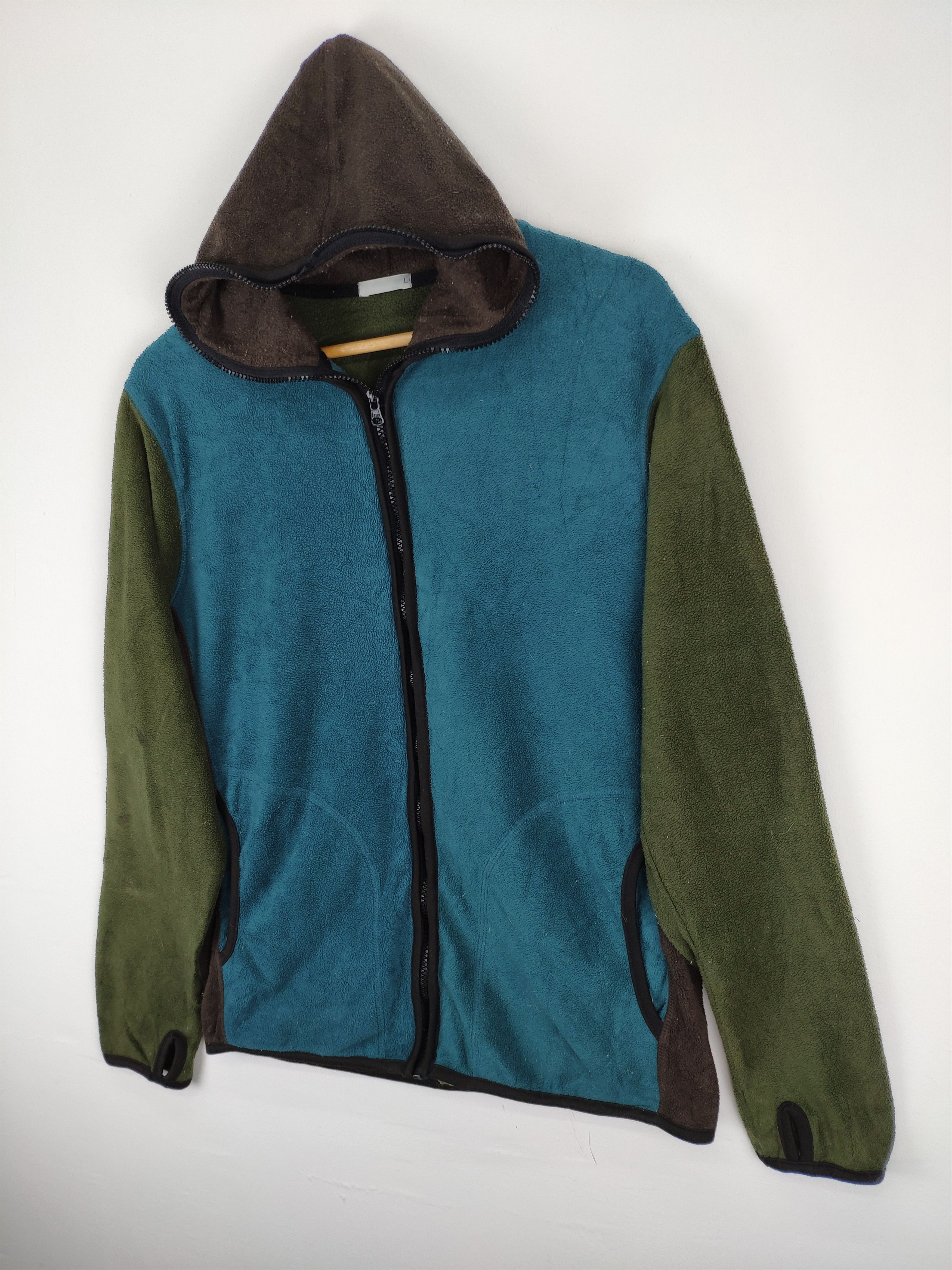 Japanese Brand Vintage Fleece Jacket Full Zip Hoodie Size US M / EU 48-50 / 2 - 4 Thumbnail