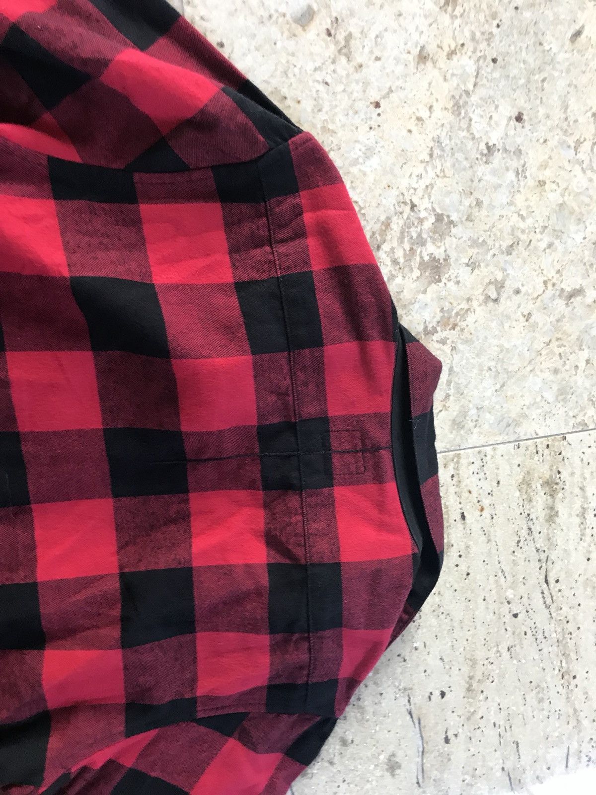 En Noir o1rshd1 “Jagger” Plaid Red & Black Flannel Size US S / EU 44-46 / 1 - 20 Thumbnail