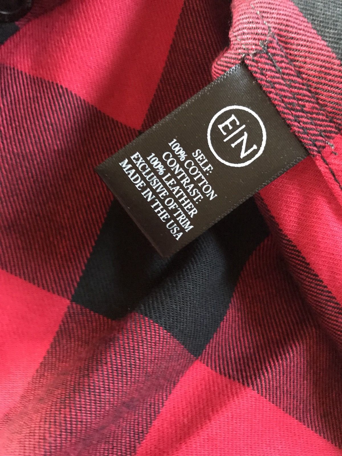 En Noir o1rshd1 “Jagger” Plaid Red & Black Flannel Size US S / EU 44-46 / 1 - 16 Thumbnail