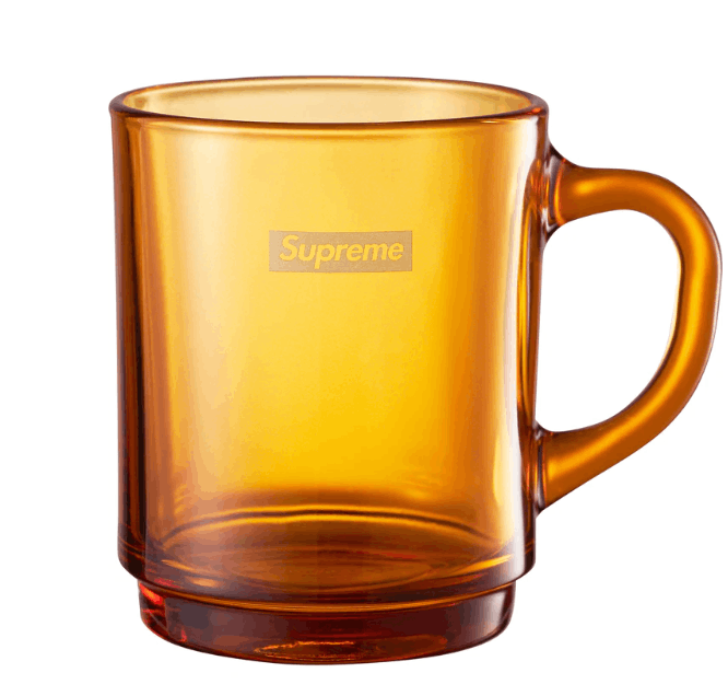 Pre-owned Supreme Duralex Glass Mugs Amber