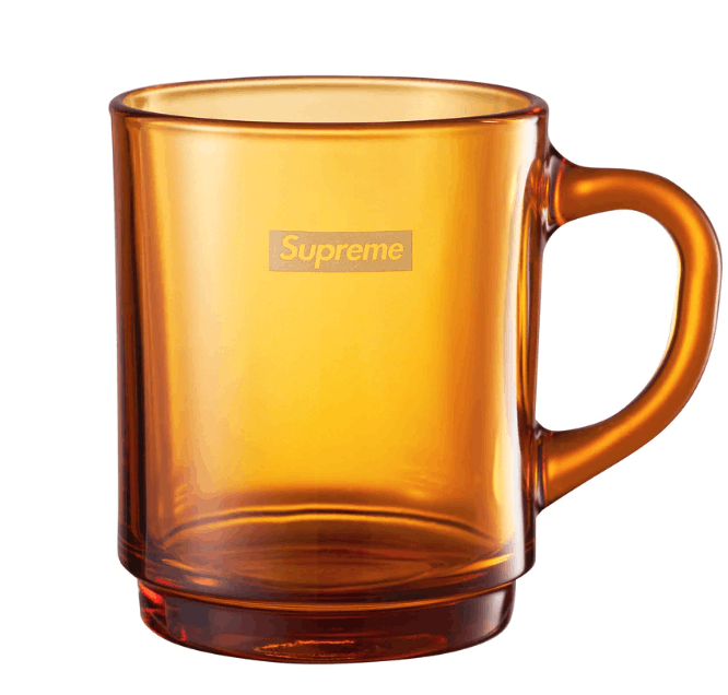 Pre-owned Supreme Duralex Glass Mugs Amber