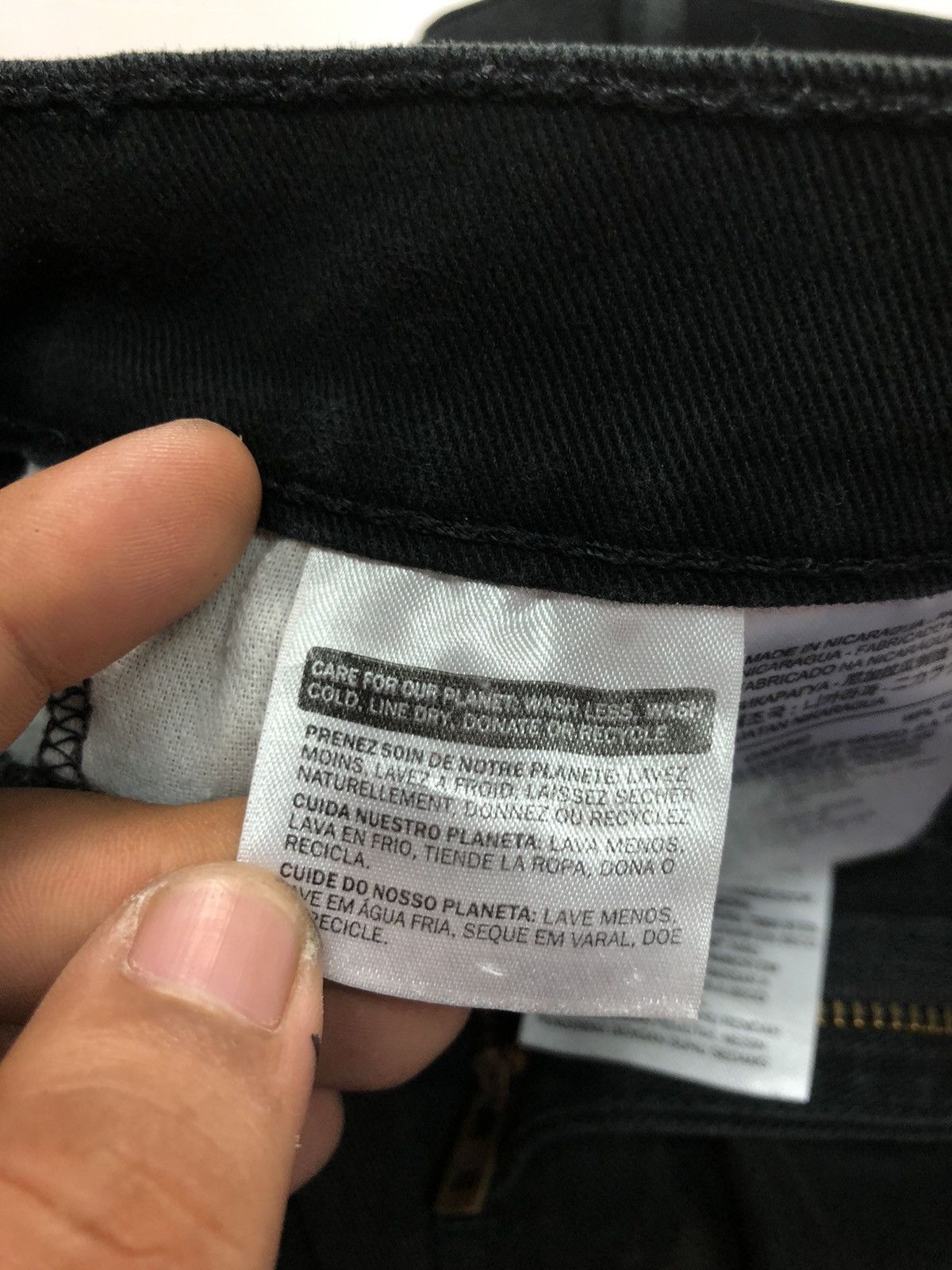 Levi's Vintage Clothing × Vintage VINTAGE LEVIS 513 SUPER BLACK DENIM Size US 34 / EU 50 - 6 Thumbnail